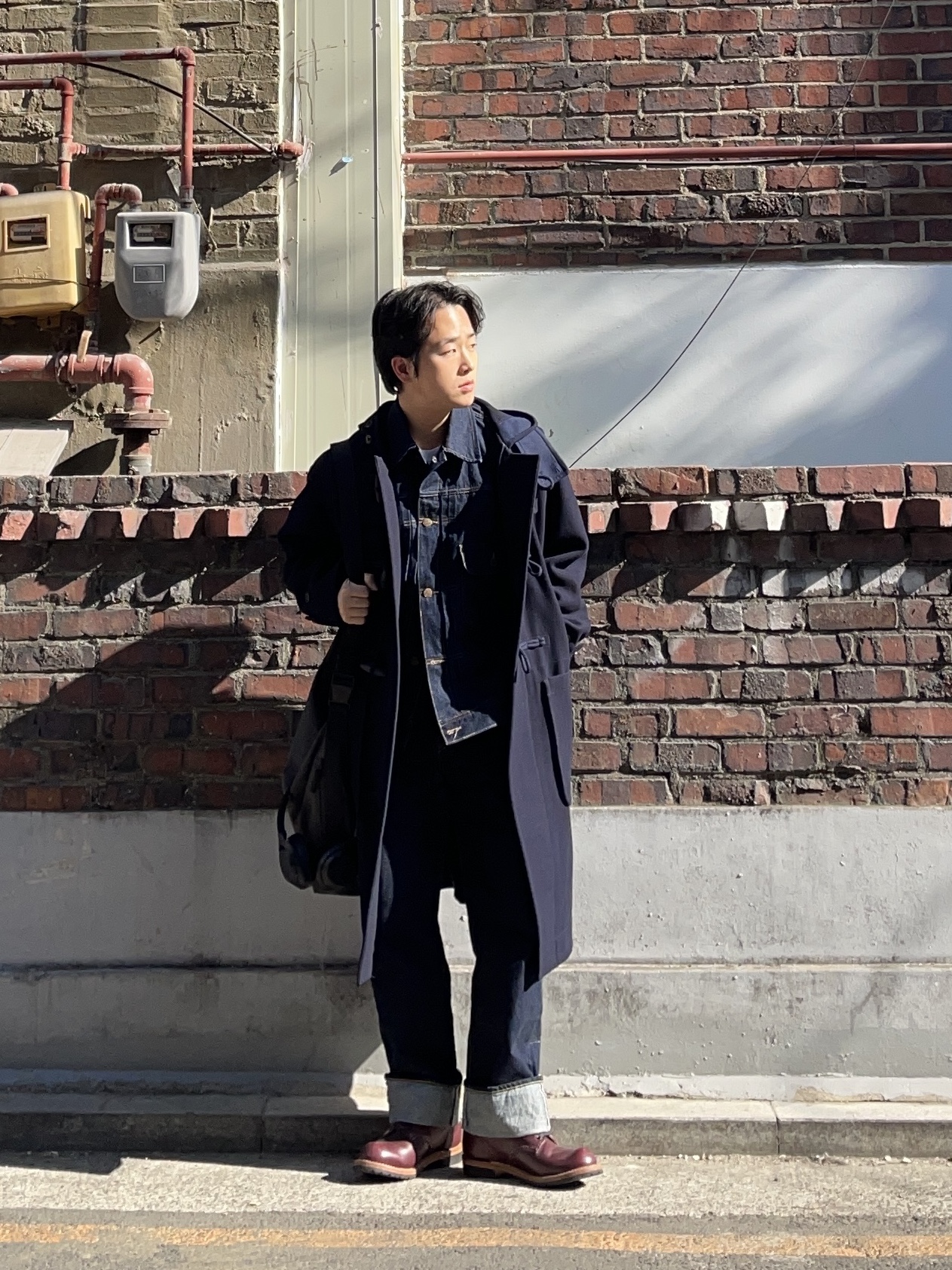 Red Wing Beckman Boots Black Cherry Excalibur - D, Sony WH-1000XM4 Black (Korean Ver.) 착용 스타일