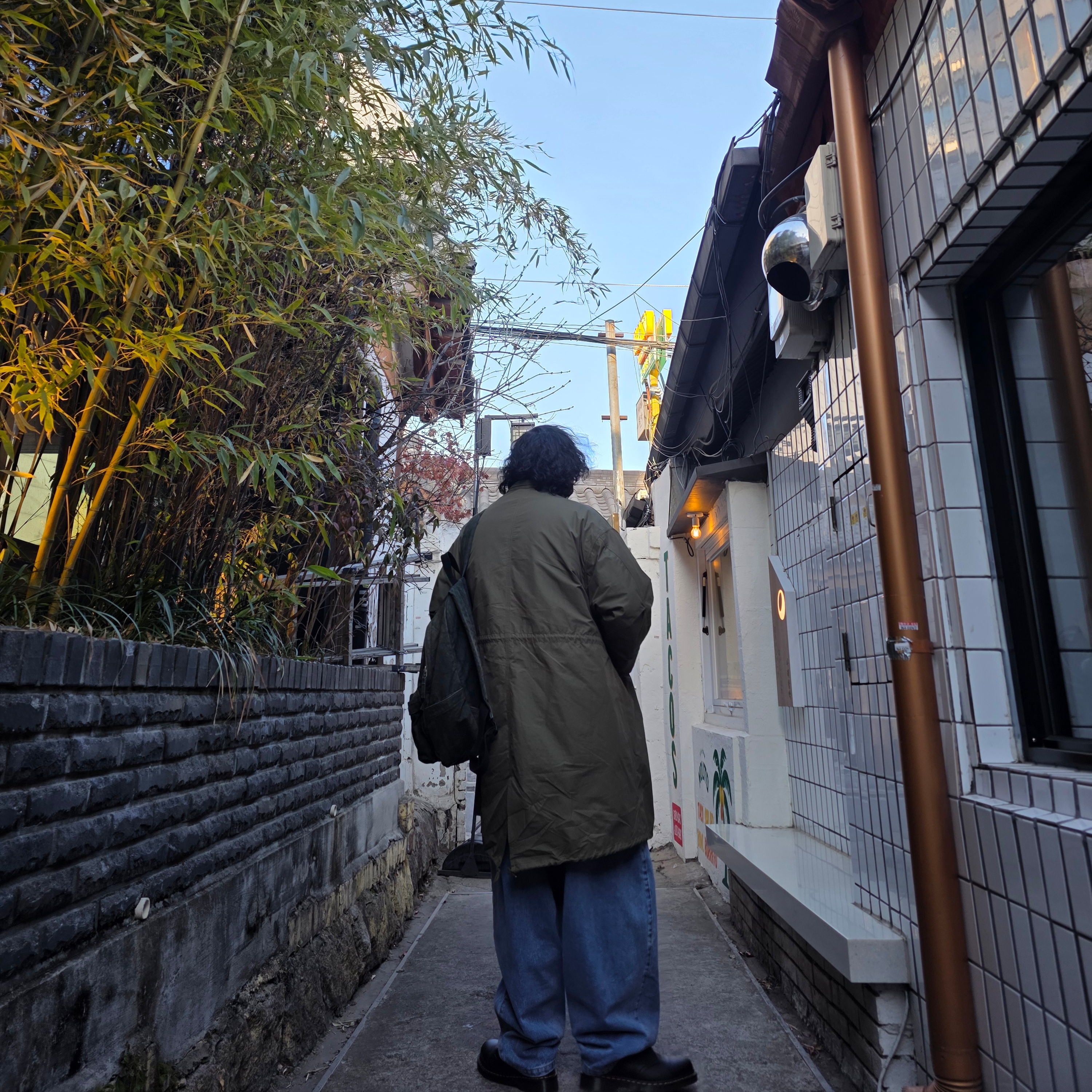Dr. Martens 1461 Nappa Black, Seiko SWR052P1 Black 착용 스타일 - 2