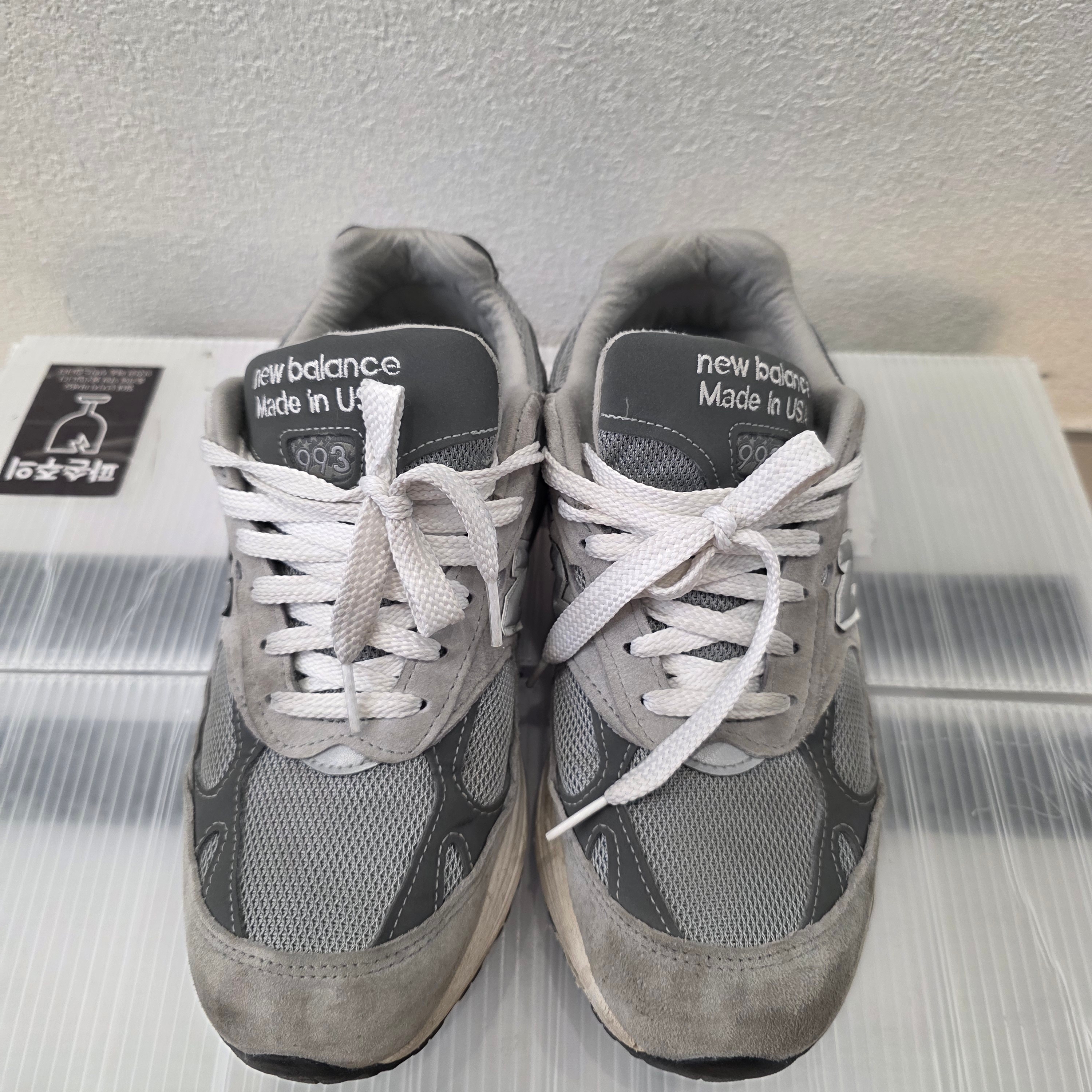 New Balance 993 Made in USA Grey - D Standard 착용 스타일
