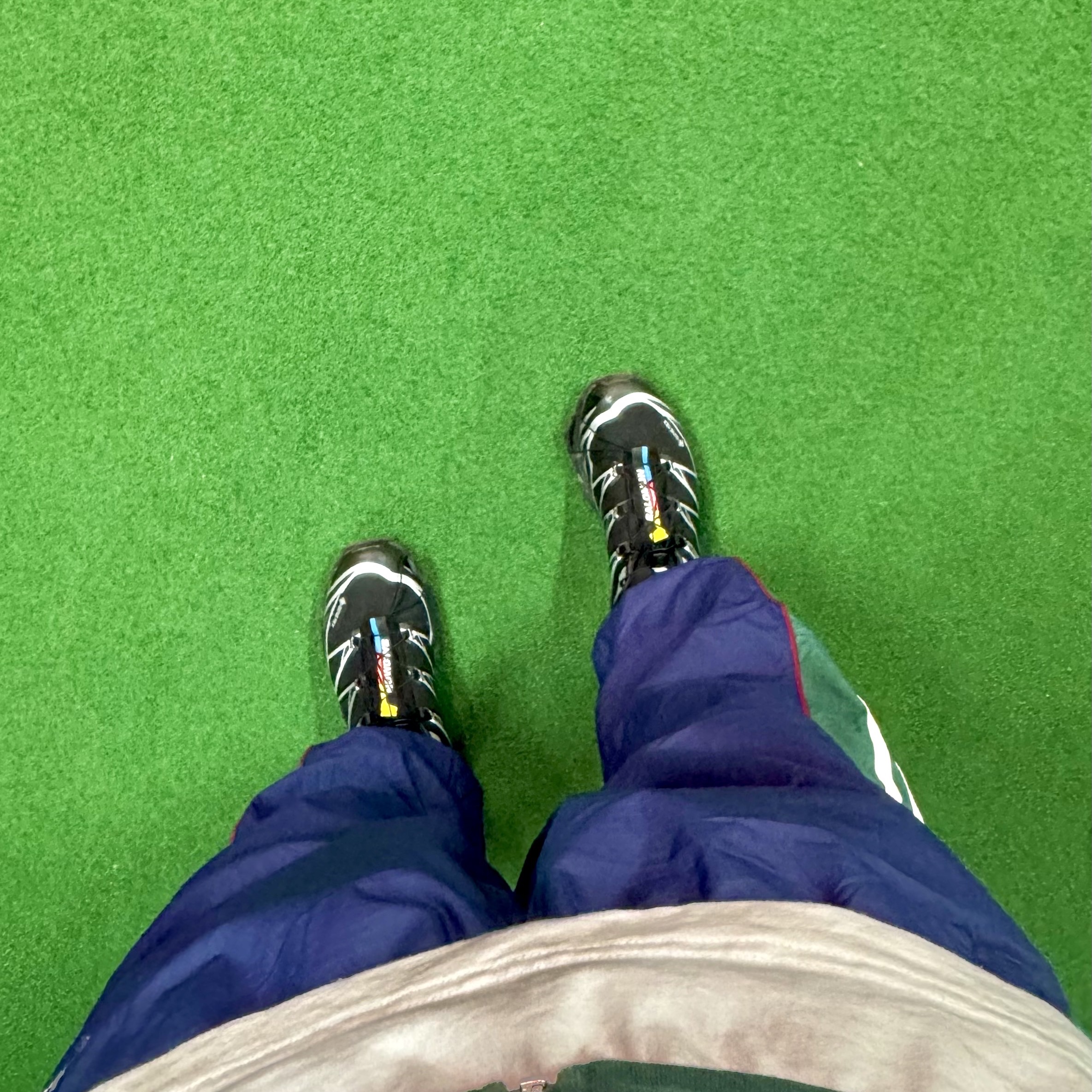 Salomon XT-6 GTX Black Silver 착용 스타일 - 2