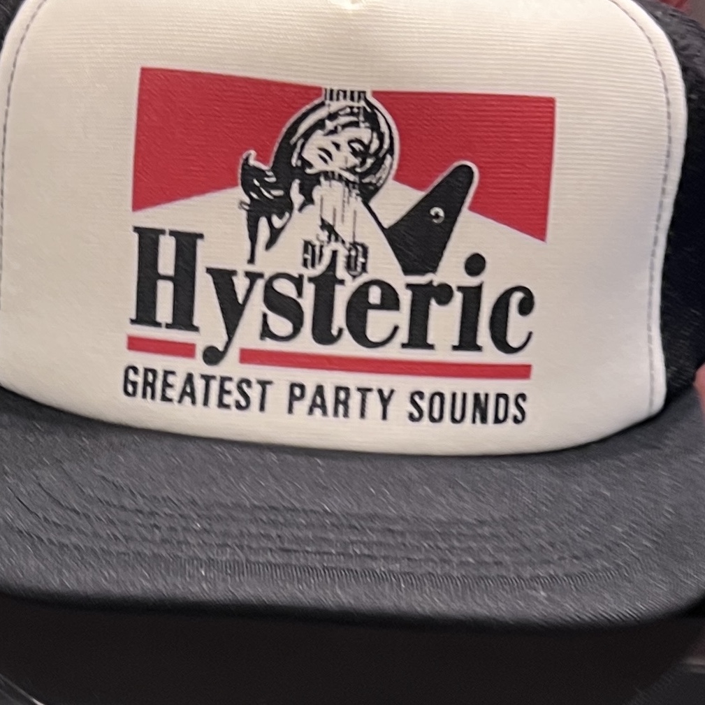 Hysteric Glamour Guitar Girl Mesh Cap Black 착용 스타일