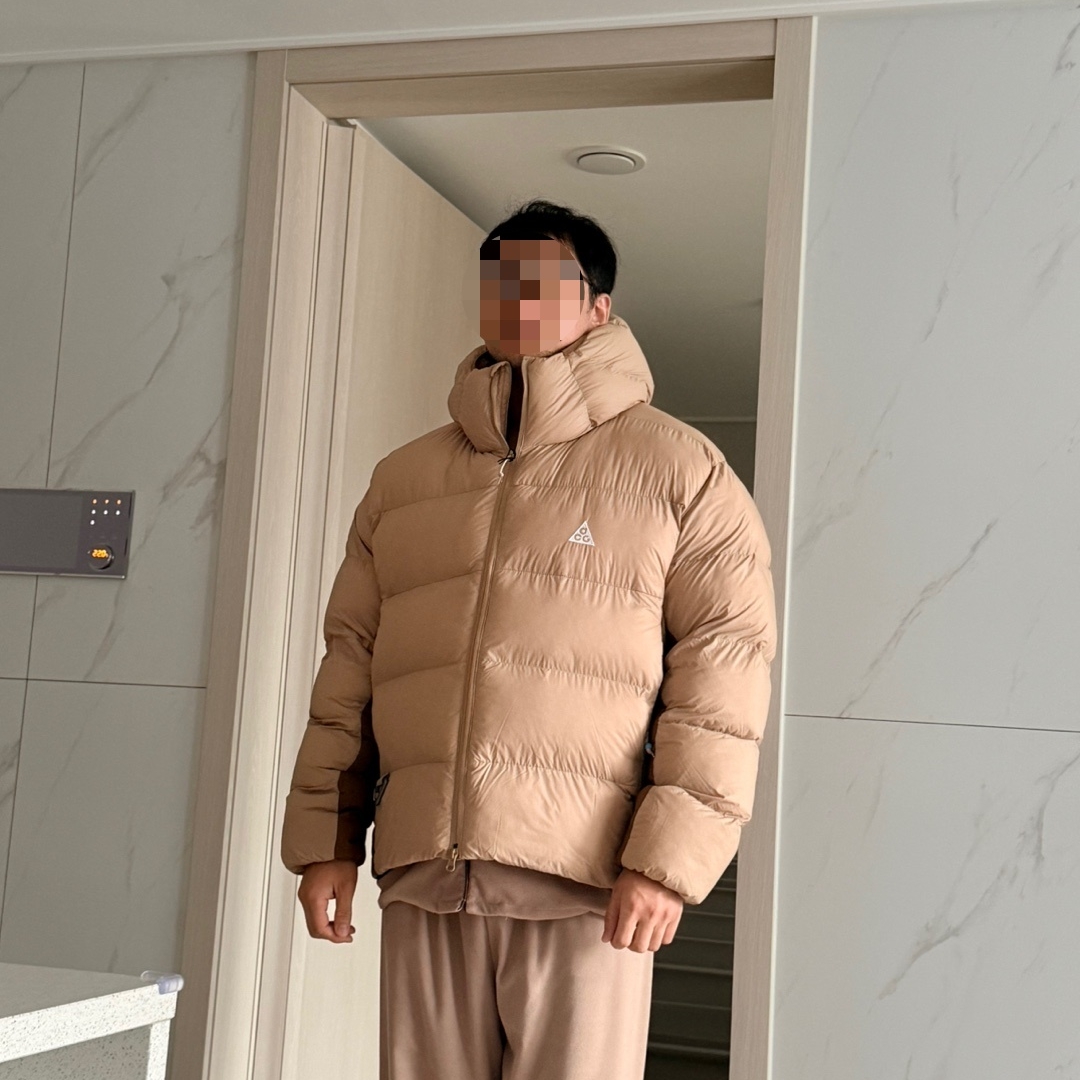 Nike ACG Therma-Fit ADV Lunar Lake Loose Hooded Jacket Parasuit Beige Moswood Brown - Asia 착용 스타일 - 2