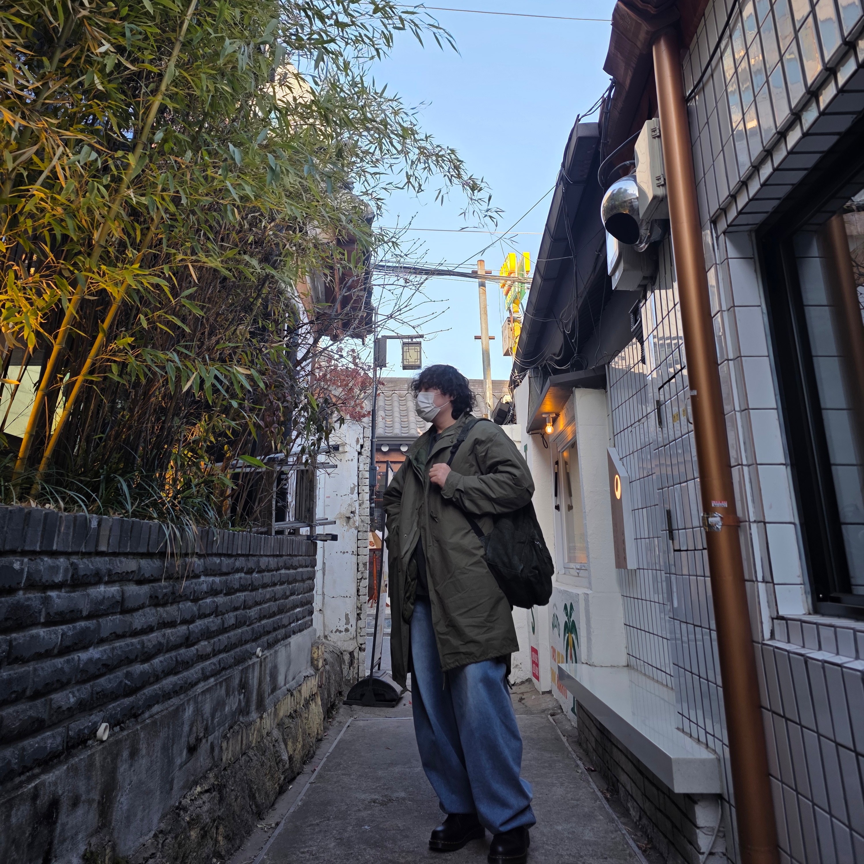 Dr. Martens 1461 Nappa Black, Seiko SWR052P1 Black 착용 스타일 - 1