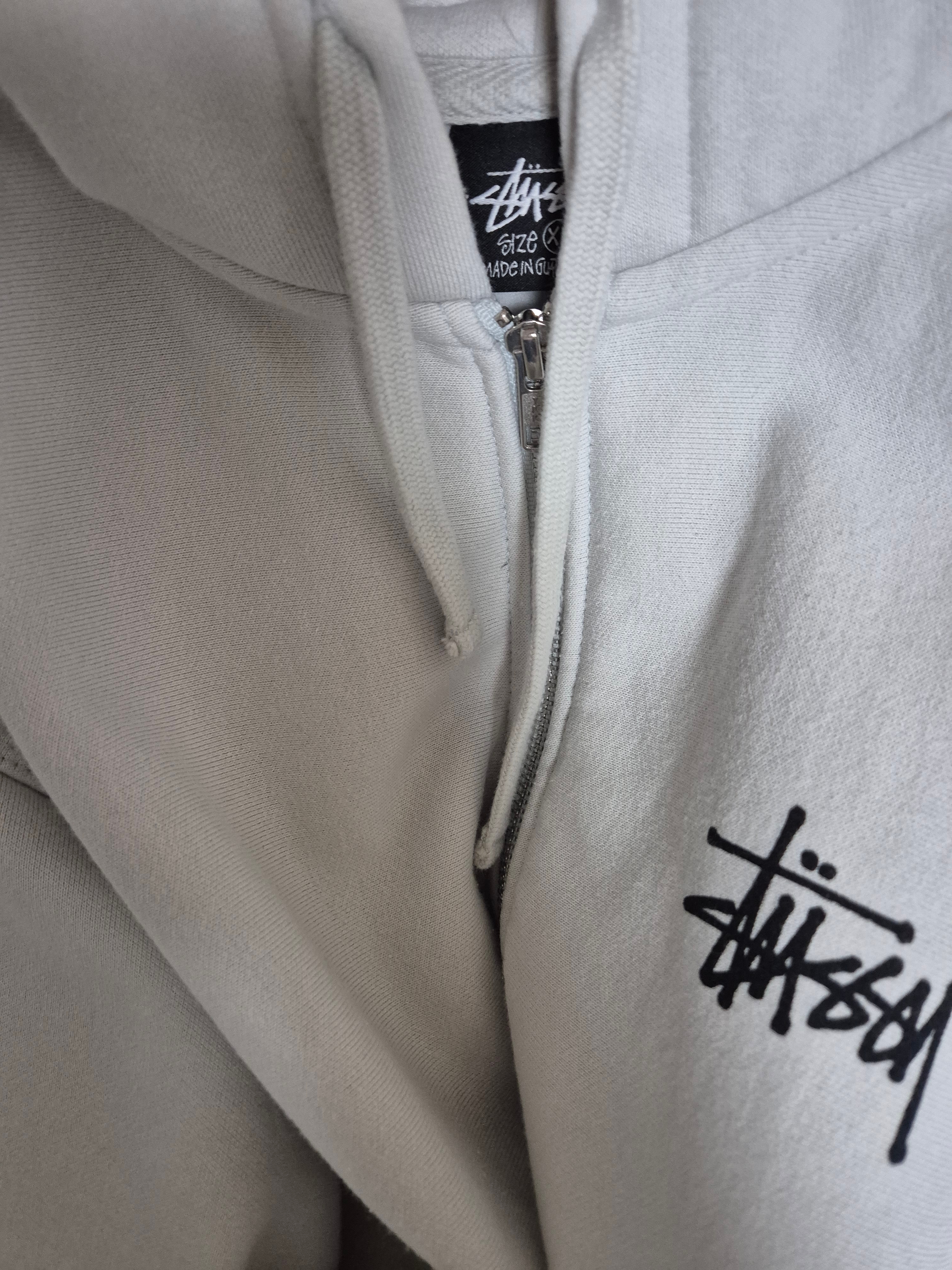 Stussy Basic Stussy Zip Hoodie Ash Heather 착용 스타일