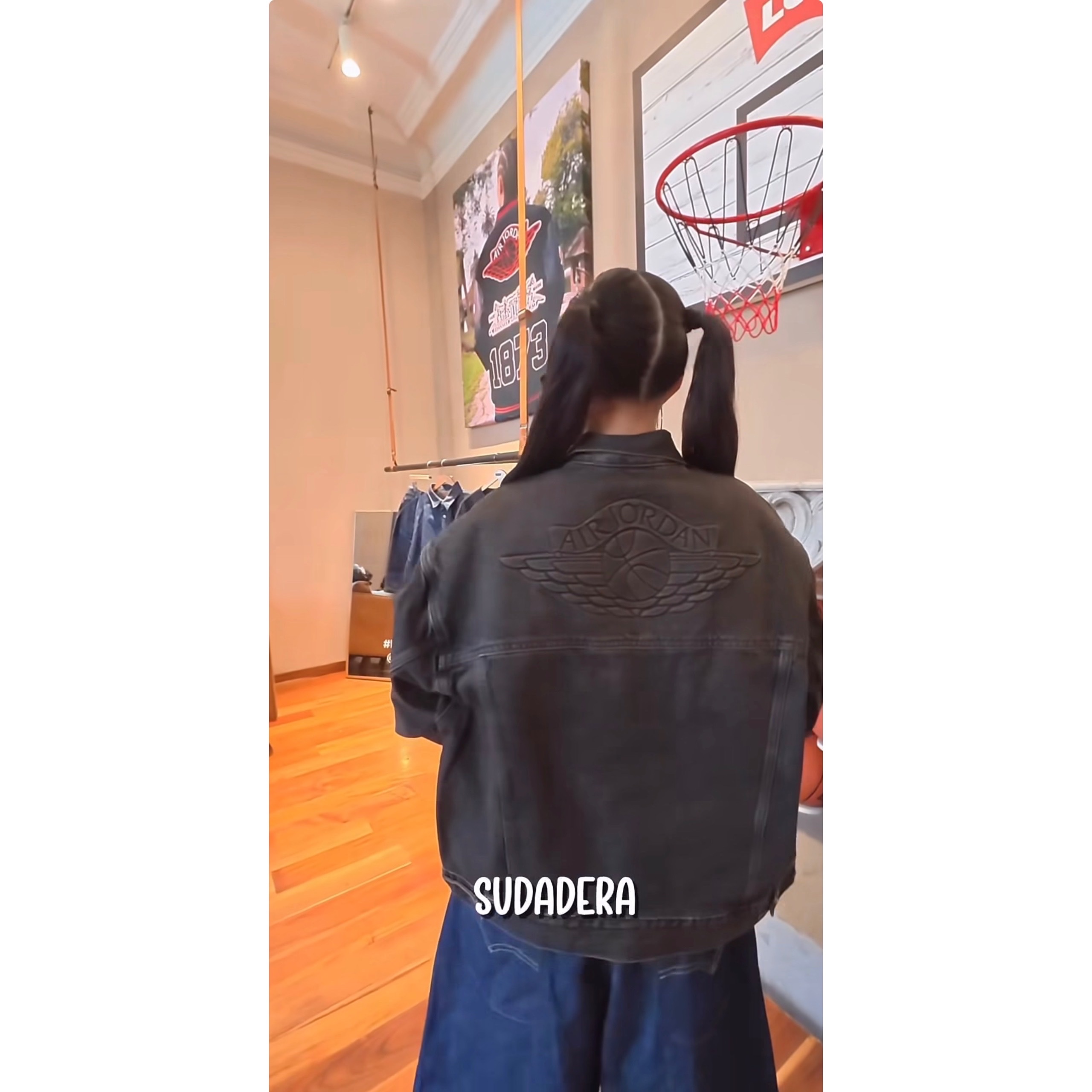 Levi's x Jordan Type III Trucker Black 착용 스타일 - 4