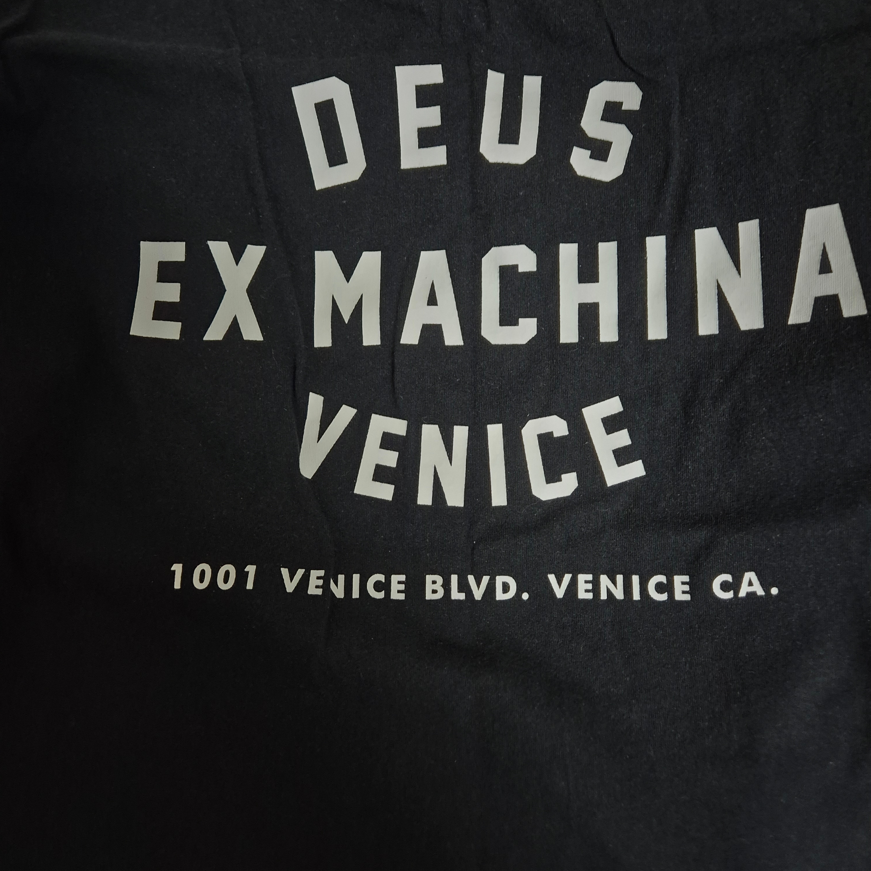 Deus Ex Machina Venice Long Sleeve T-Shirt Black 착용 스타일