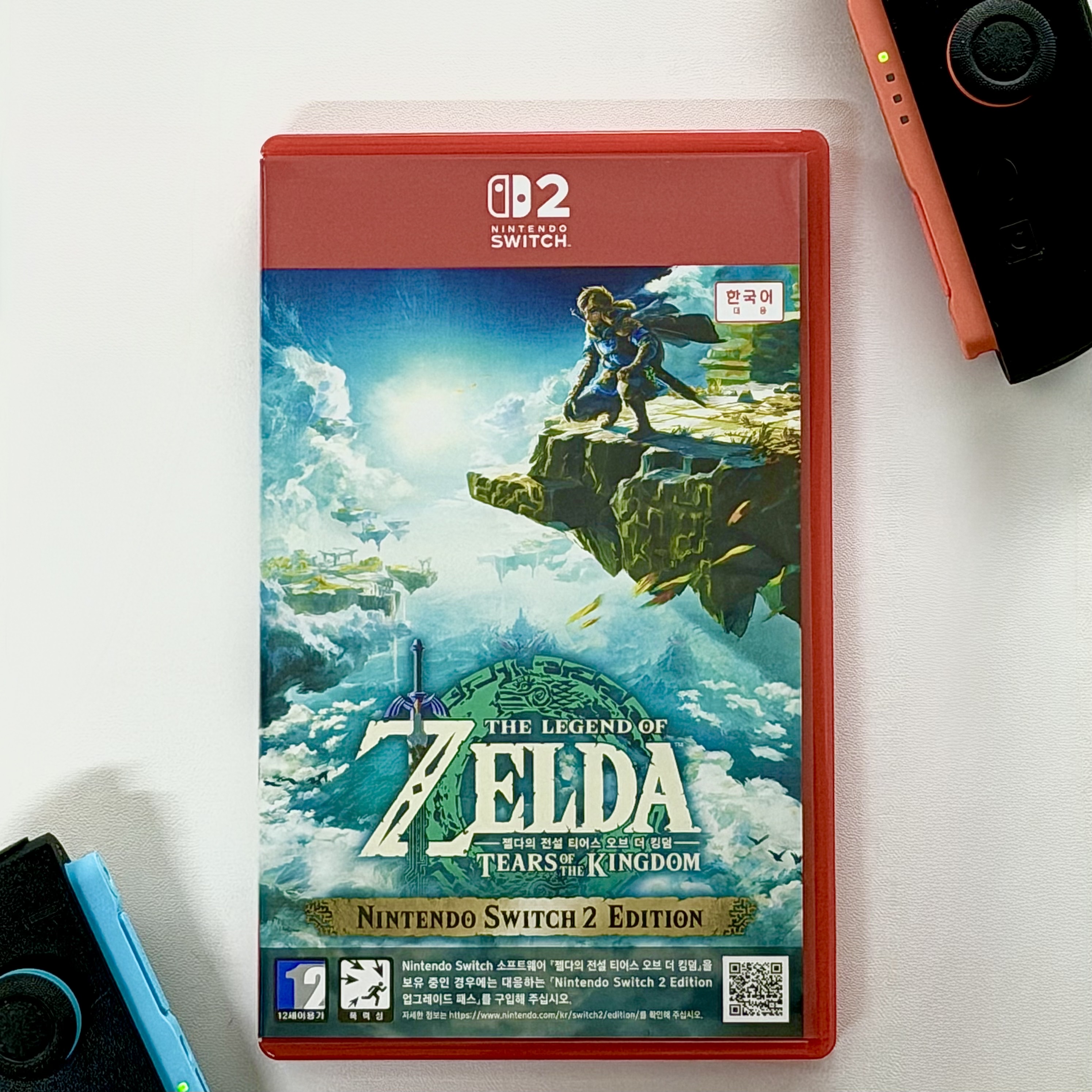 Nintendo Switch 2 Legend of Zelda Tears of the Kingdom, Nintendo Switch 2 Black (Korean Ver.) 착용 스타일 - 2