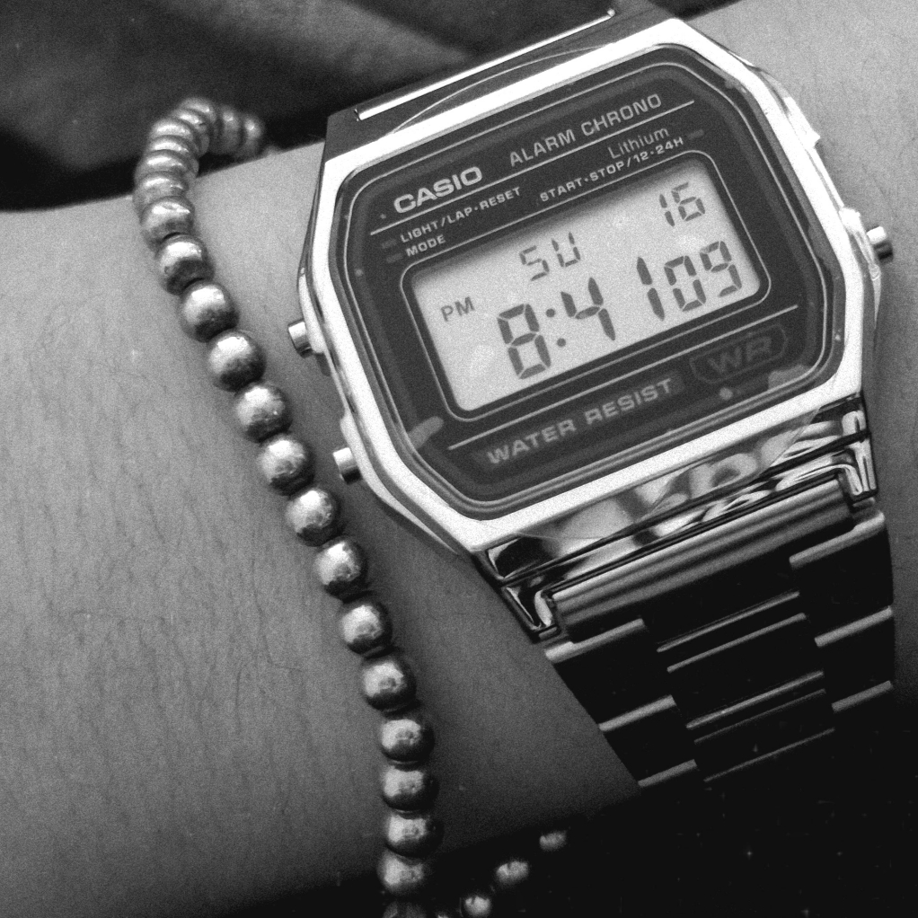 Casio A-158WA-1 착용 스타일 - 1