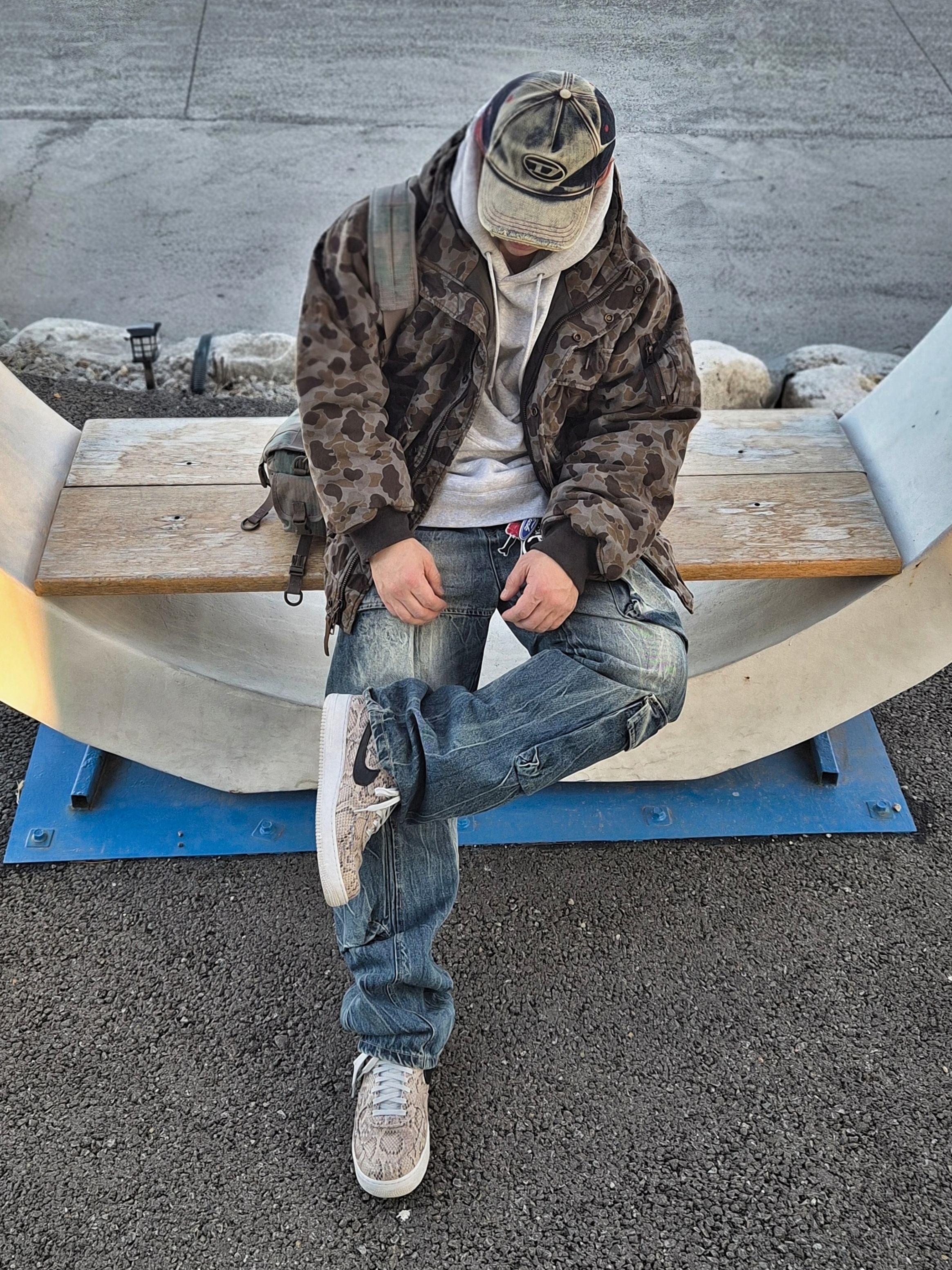 Diesel C-Seymon Treated Denim Baseball Cap Blue White, Hysteric Glamour Vixen Girl Key Holder Multi 착용 스타일