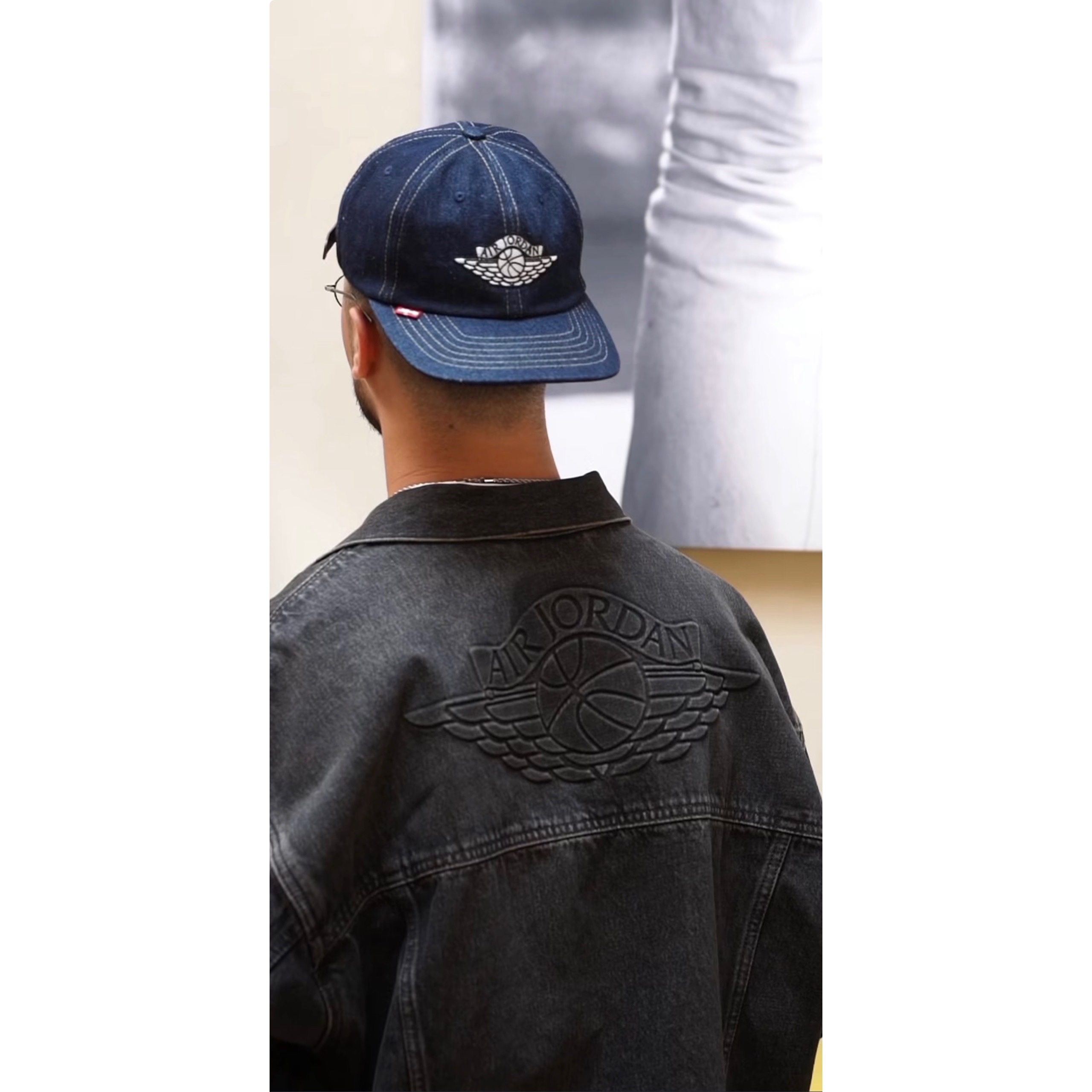 Levi's x Jordan Type III Trucker Black 착용 스타일 - 2
