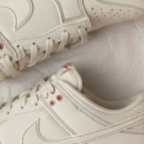 Nike Dunk Low Beige Red 착용 스타일