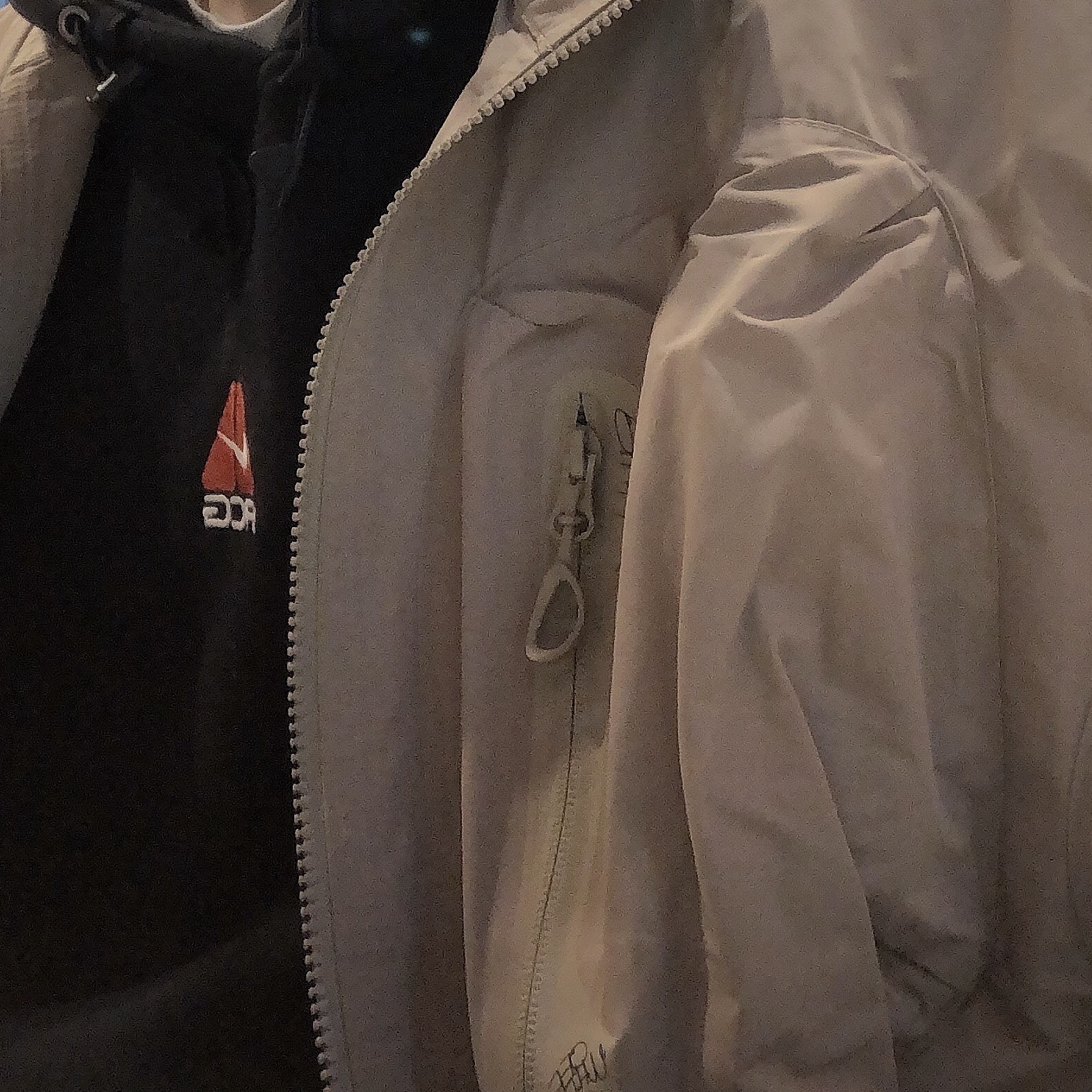 Nike x Off-White NRG Track Jacket Khaki - Asia 착용 스타일 - 3