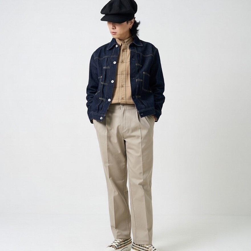 Burberry Vintage Check Cotton Sneakers Archive Beige 착용 스타일