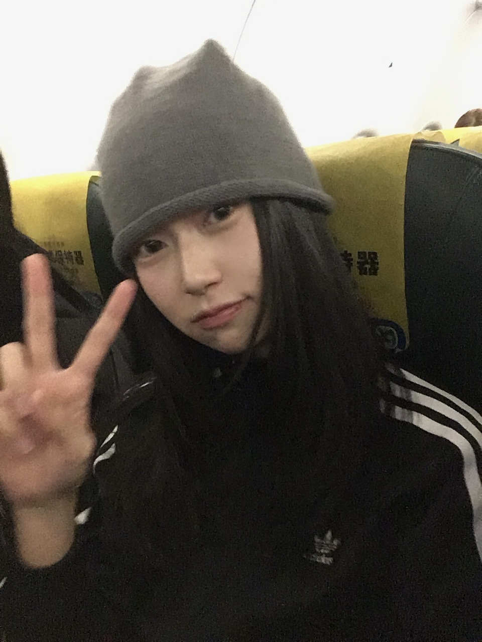 (W) Adidas Adicolor Classic Firebird Track Top Black - KR Sizing 착용 스타일 - 2