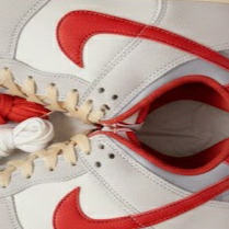 Nike Dunk Low Sail Picante Red 착용 스타일