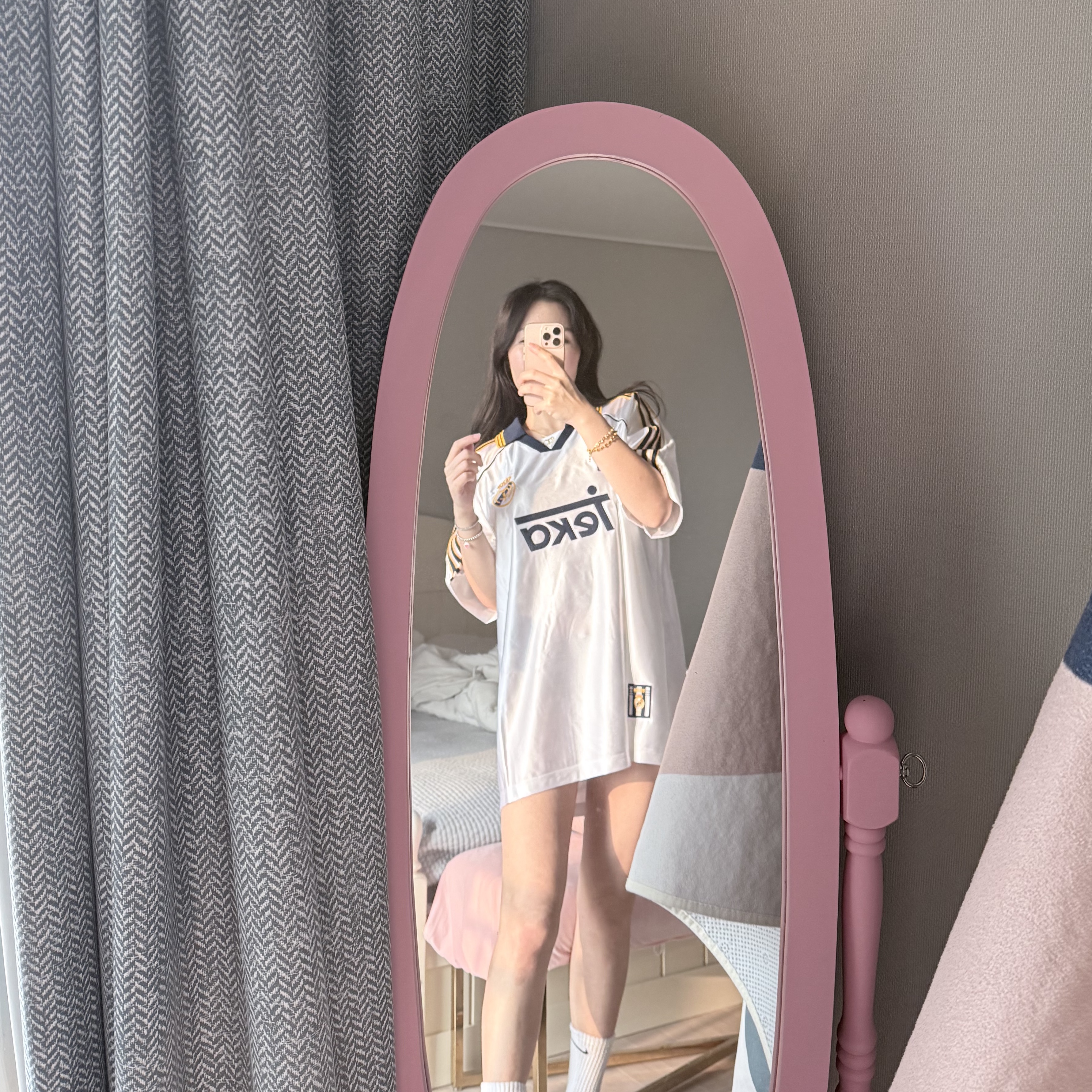 Adidas Real Madrid 99/00 Home Jersey White - KR Sizing (Non Marking Ver.) 착용 스타일