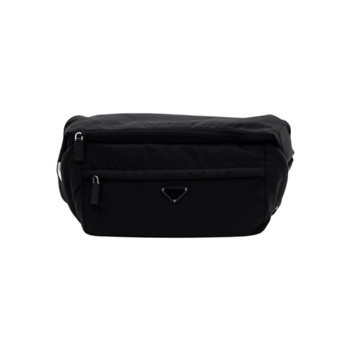 ITMLENASPOWN Prada 2VH991 Black Re-Nylon Biker Large Men's Shoulder and Crossbody Bag