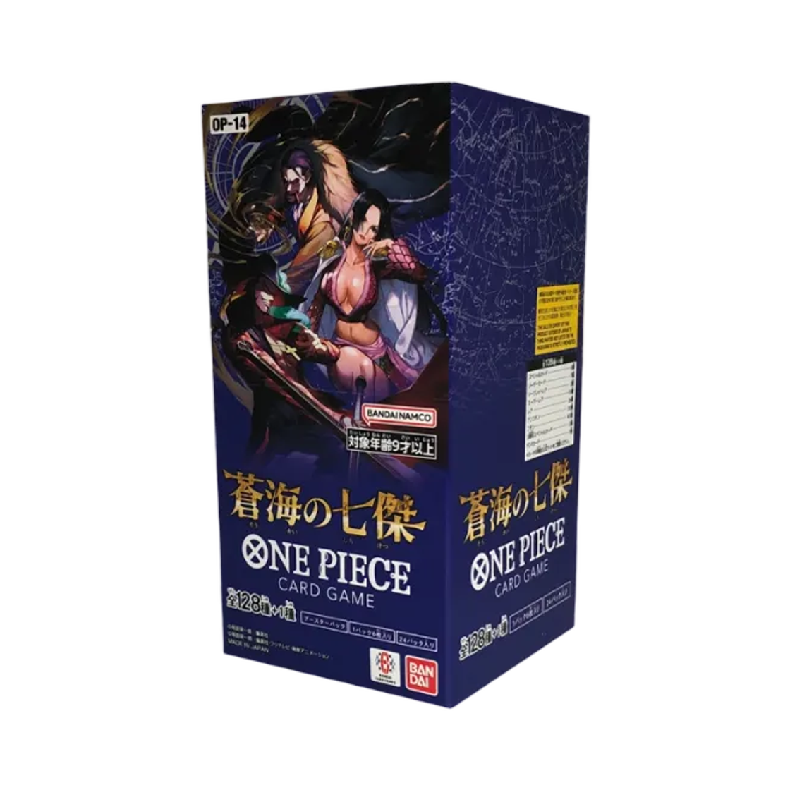 원피스 TCG OP-14 부스터 팩 창해의 칠걸 박스 (24팩/일어판)(One Piece TCG OP-14 Booster Pack The Azure Sea's Seven Box (Pack of 24/Japanese Ver.))