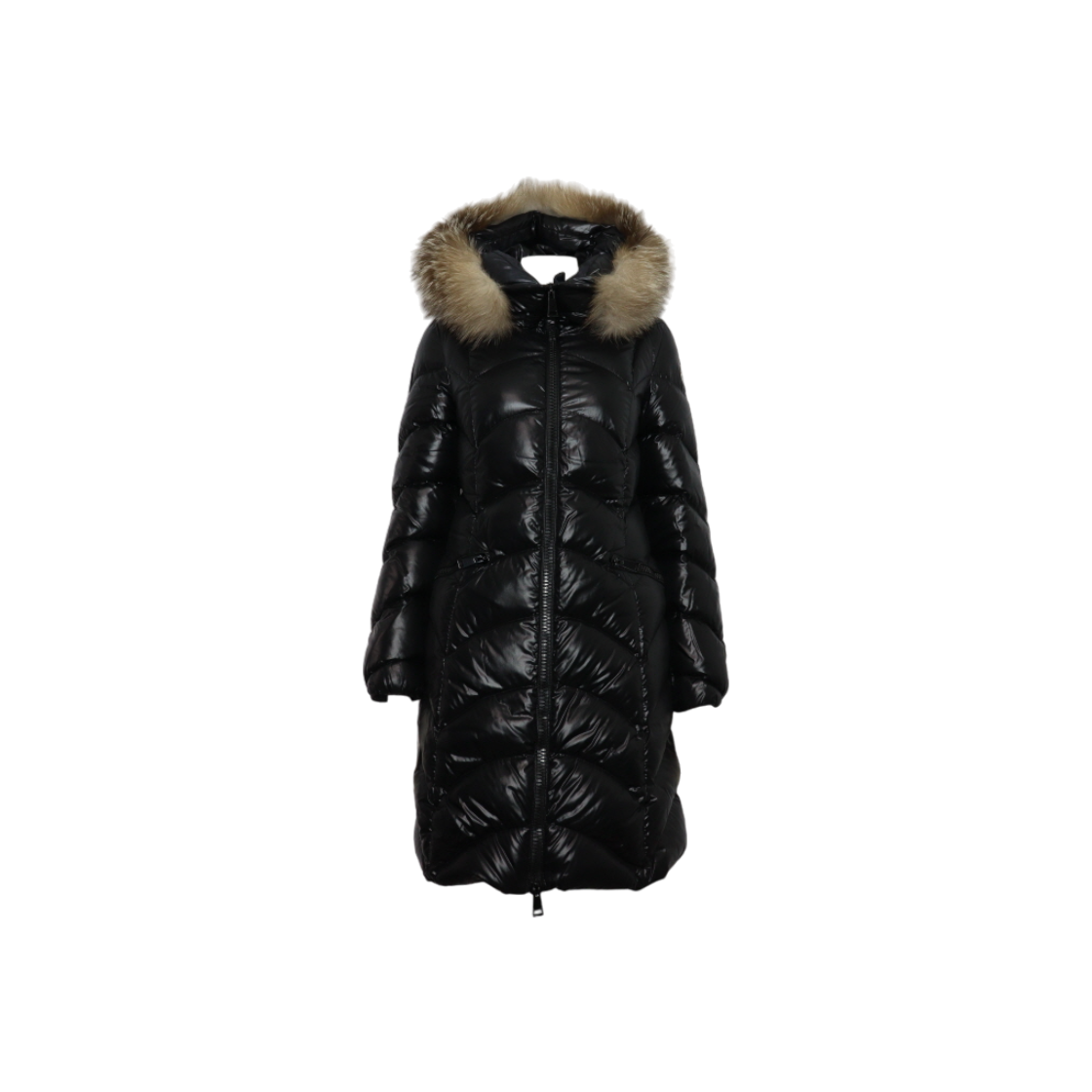 몽클레르 ALBIZIA 알비지아 퍼 블랙 쉐브론 여성 패딩자켓 점퍼aa60241(Moncler Albizia Black Chevron Fur Women's Puffer Jacket)