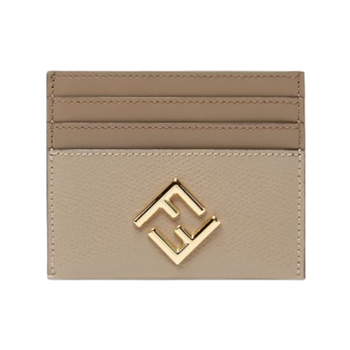 펜디 FF 다이아몬드 레더 플랫 카드 케이스 그레이(Fendi FF Diamonds Leather Flat Card Case Gray) - 1