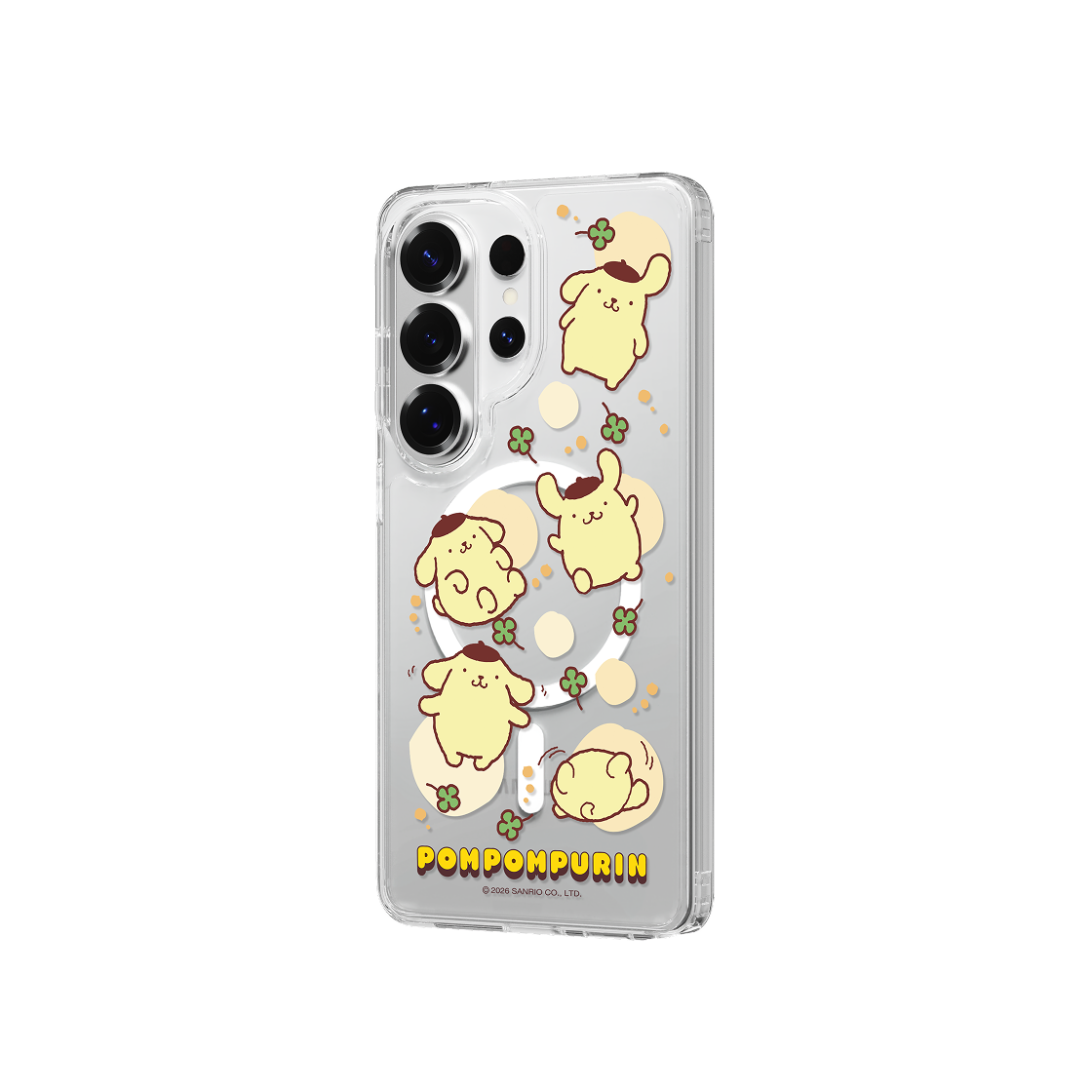 에스엘비에스 폼폼푸린 패턴 클리어 마그넷 케이스 for S26 Series(SLBS POMPOMPURIN Pattern Clear Magnet Case for S26 Series) - 6