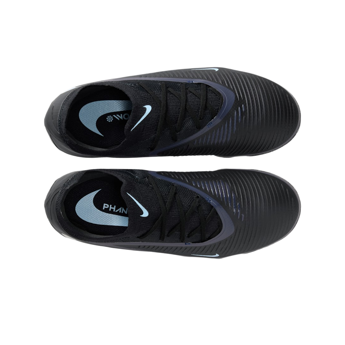 (JR) 나이키 팬텀 6 로우 프로 FG/MG 블랙((JR) Nike Phantom 6 Low Pro FG/MG Black) - 2