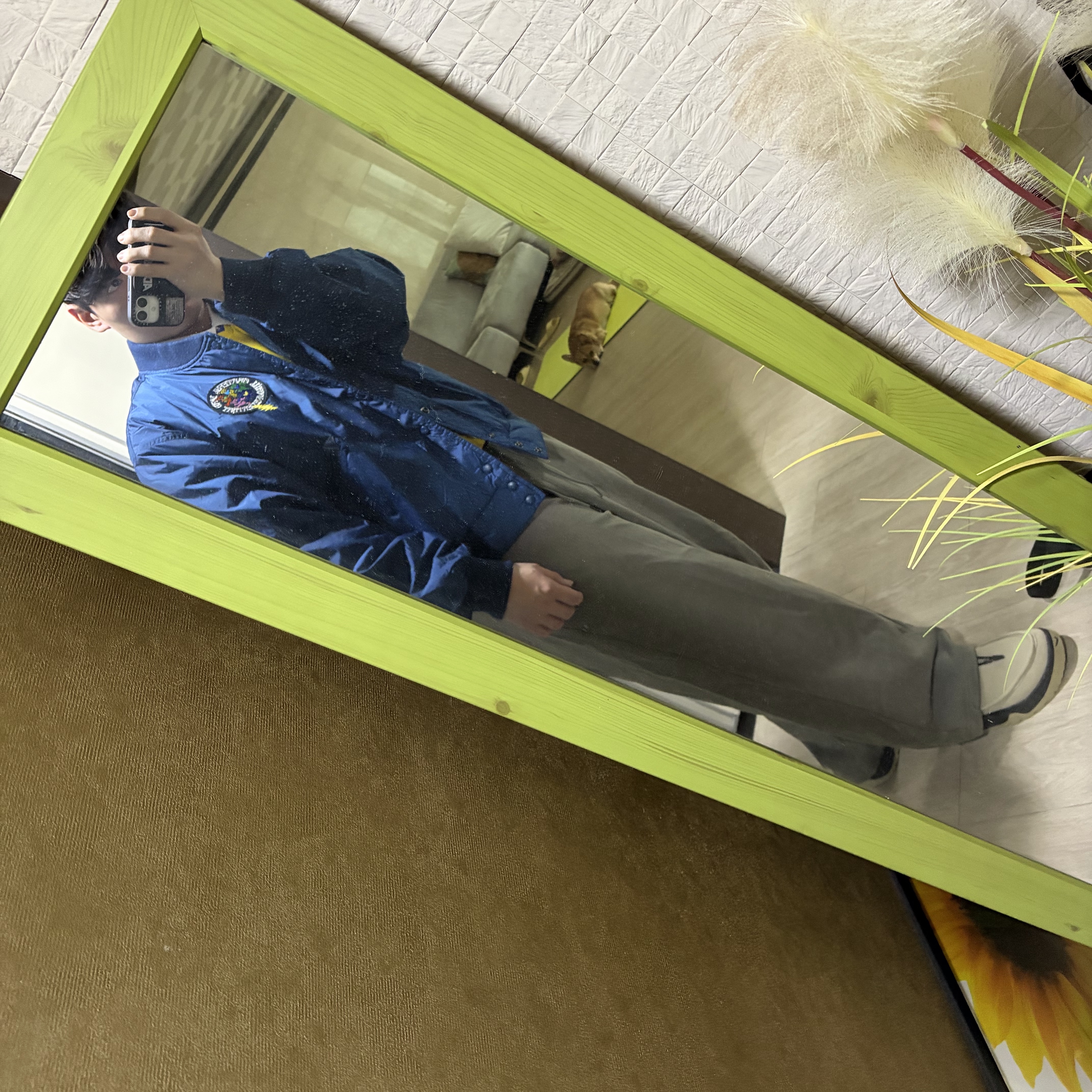 Nike ACG Izy Khaki and Black, Thisisneverthat x Grateful Dead Dancing Bears Baseball Jacket Blue 착용 스타일 - 2