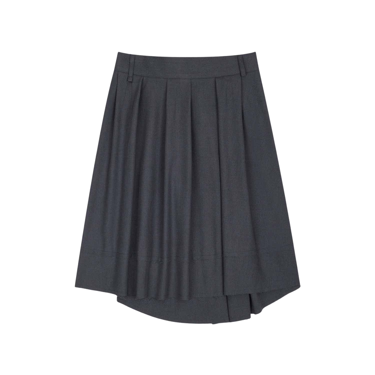 사파리스팟 로버 라 플리츠 스커트 차콜(Safarispot Rover Raw Pleats Skirt Charcoal)