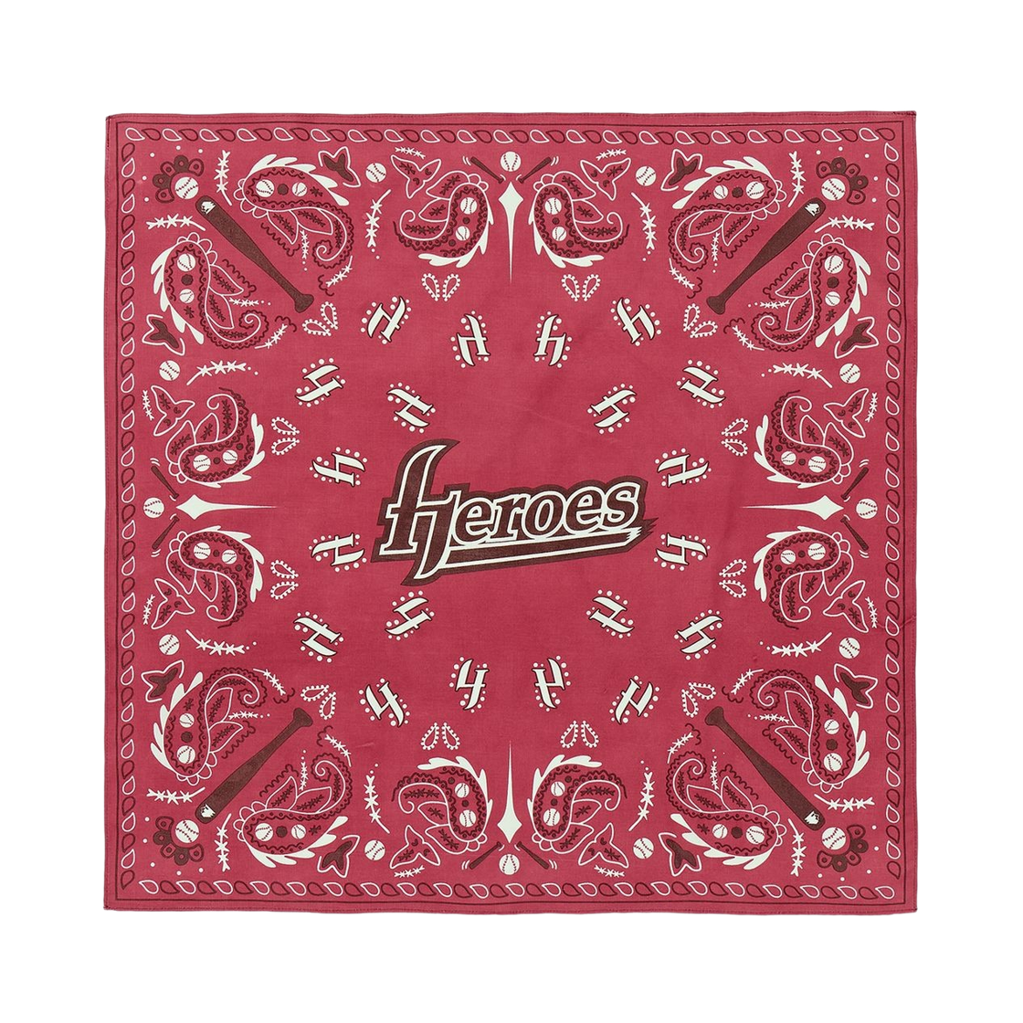- Kiwoom Heroes x Musinsa 26 Bandana Burgundy
