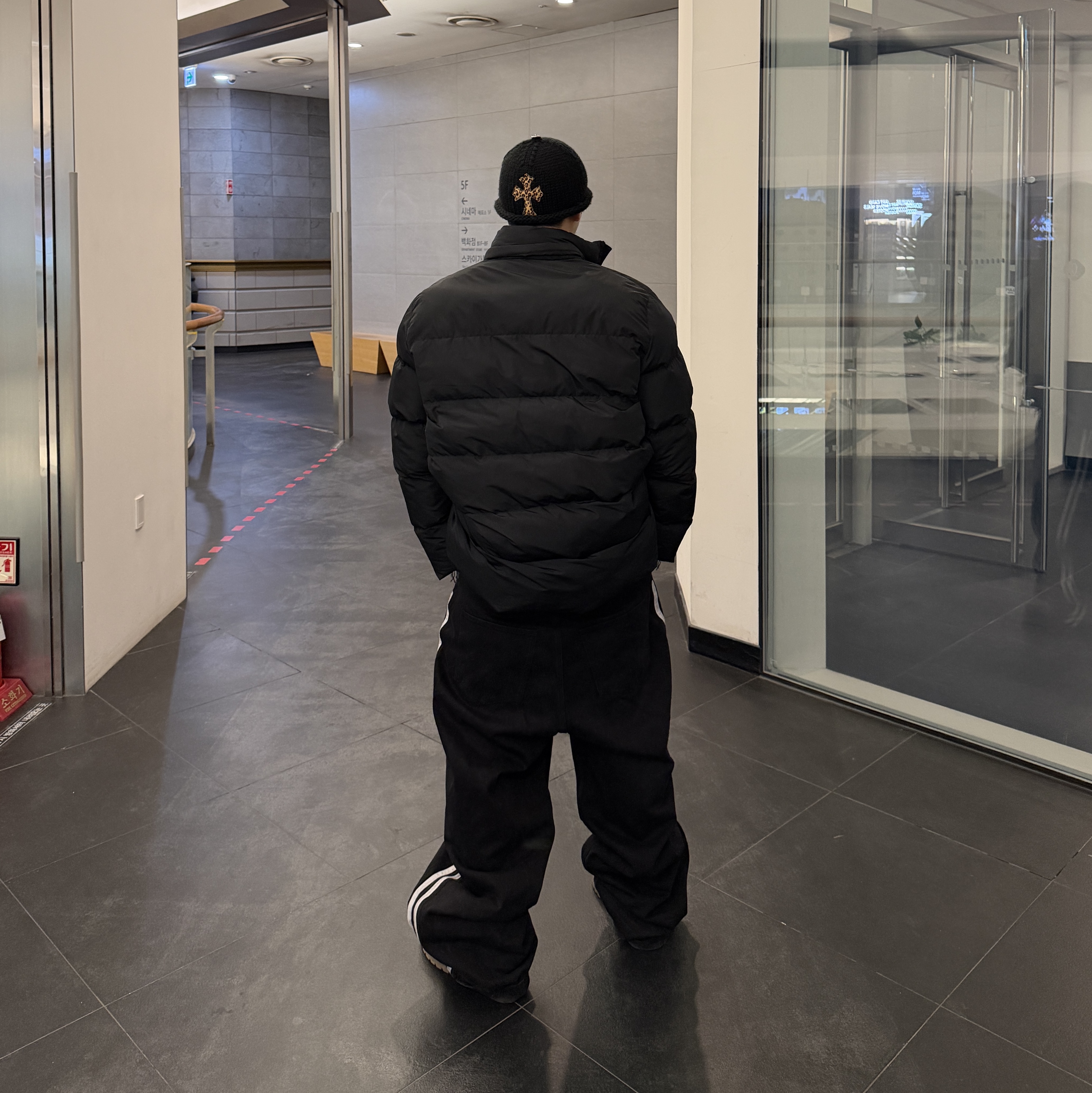 Nonnod Flexible String Check Shirt Aqua Ash 착용 스타일 - 5