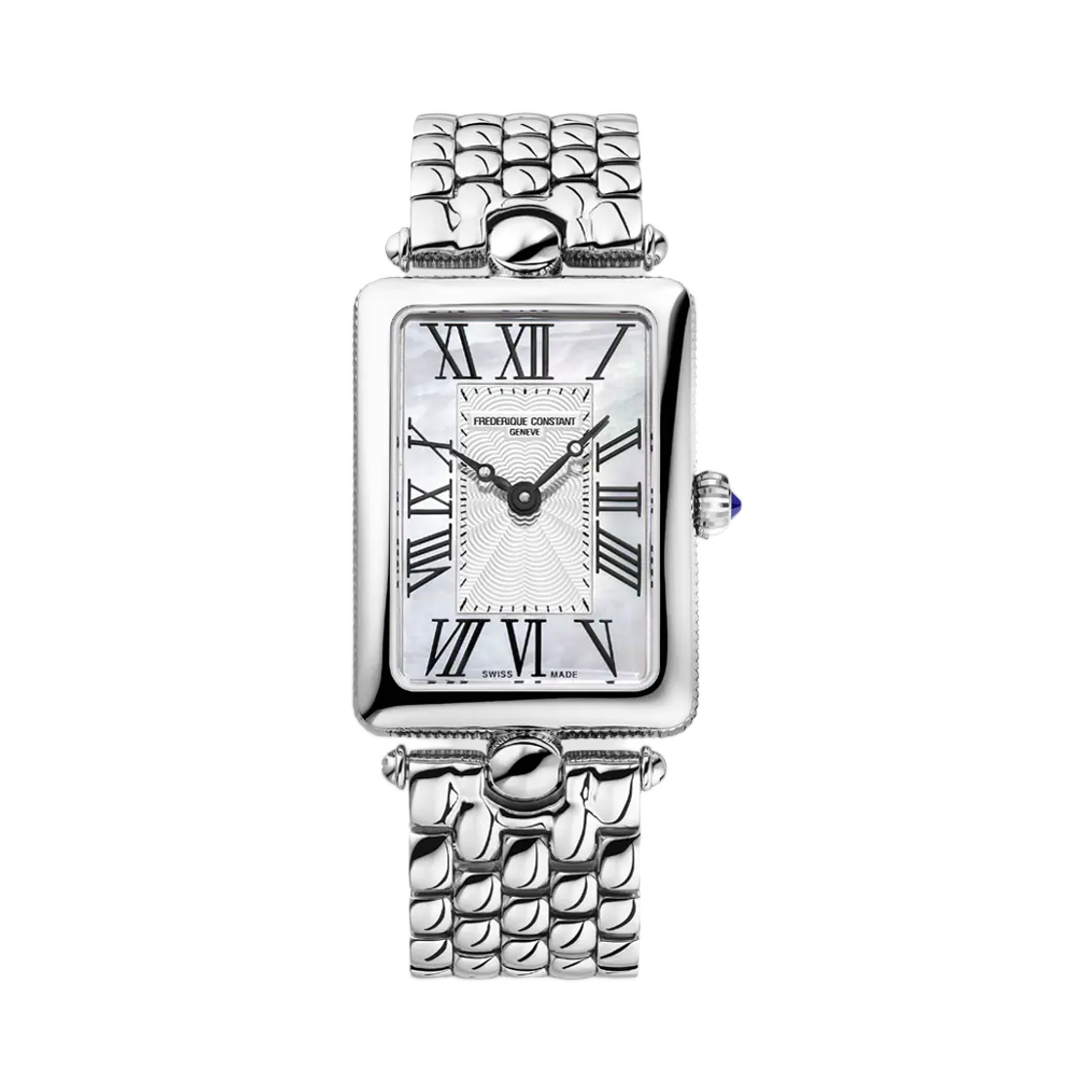 (W) 프레드릭 콘스탄트 클래식 아르 데코 까레 실버 화이트((W) Frederique Constant Classics Art Deco Carree Silver White) - 1
