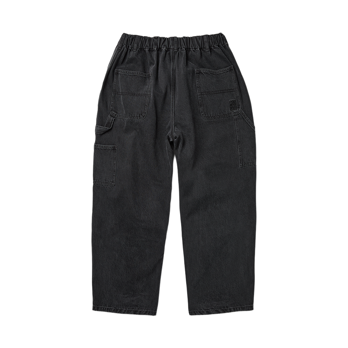 [더블적립] 예스아이씨 컴피 데님 카펜터 팬츠 블랙([더블적립] YESEYESEE Comfy Denim Carpenter Pants Black)