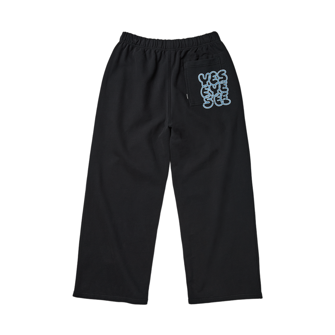 [더블적립] 예스아이씨 씨로고 스트레이트 스웨트팬츠 블랙([더블적립] YESEYESEE C-Logo Straight Sweatpants Black)