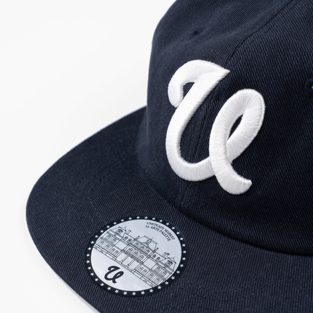 언스테디마켓 빈티지 볼캡 네이비(Unsteadymarket Vintage 6 Panel Cap_Navy) - 5