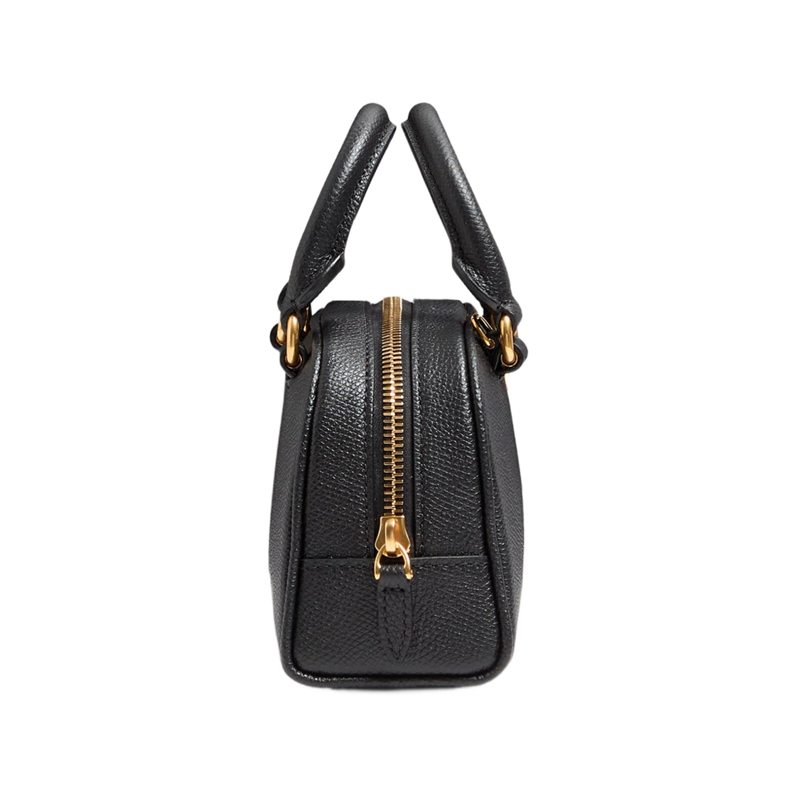 발렌티노 브이로고 시그니쳐 그레이니 카프스킨 미니 볼링 백 블랙(Valentino Vlogo Signature Mini Bowling Bag in Grainy Calfskin Black) - 3