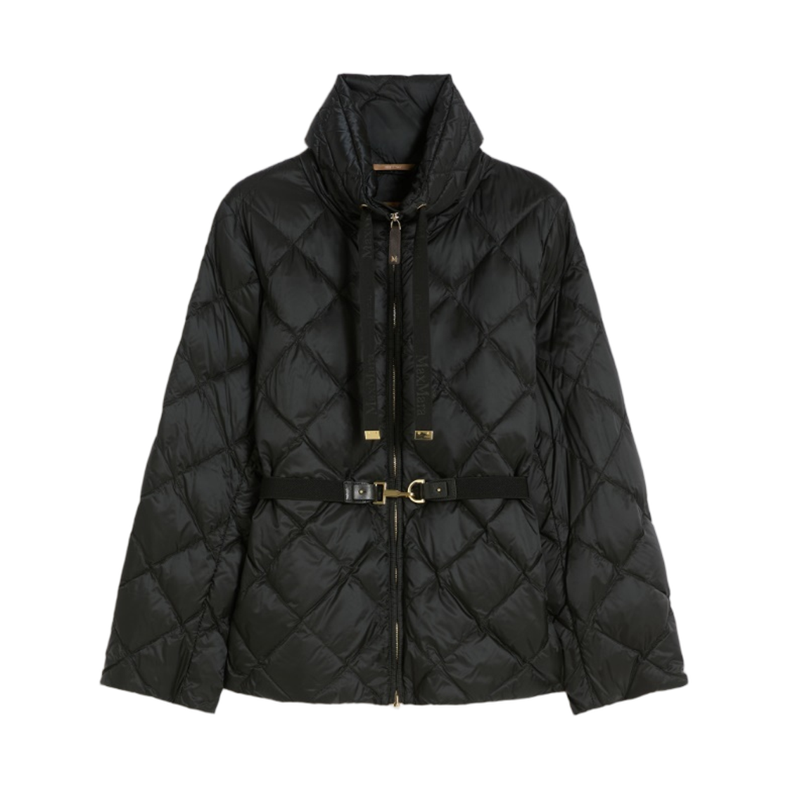 SOFTB-002 (W) Max Mara Soft B Water-Repellent Padded Jacket Black