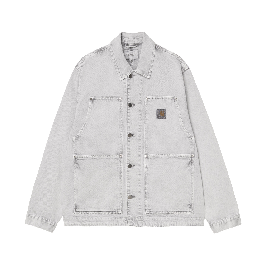 I036496-89-5F Carhartt WIP OG Double Front Jacket Black Chalk Wash