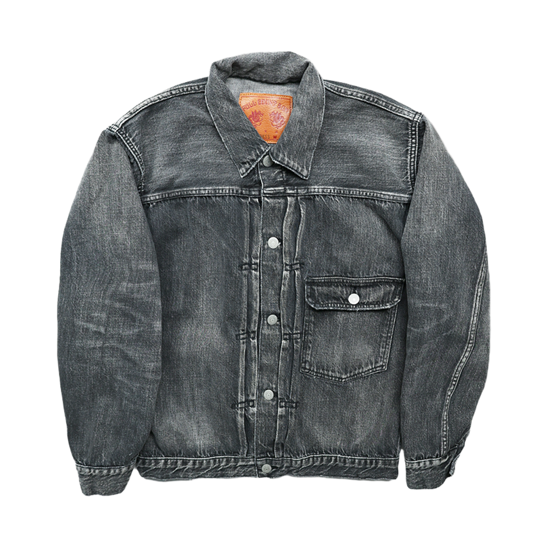 2107BKSSHW Fullcount 2107BKSSHW Type 1 Dartford Super Smooth Denim Jacket Black