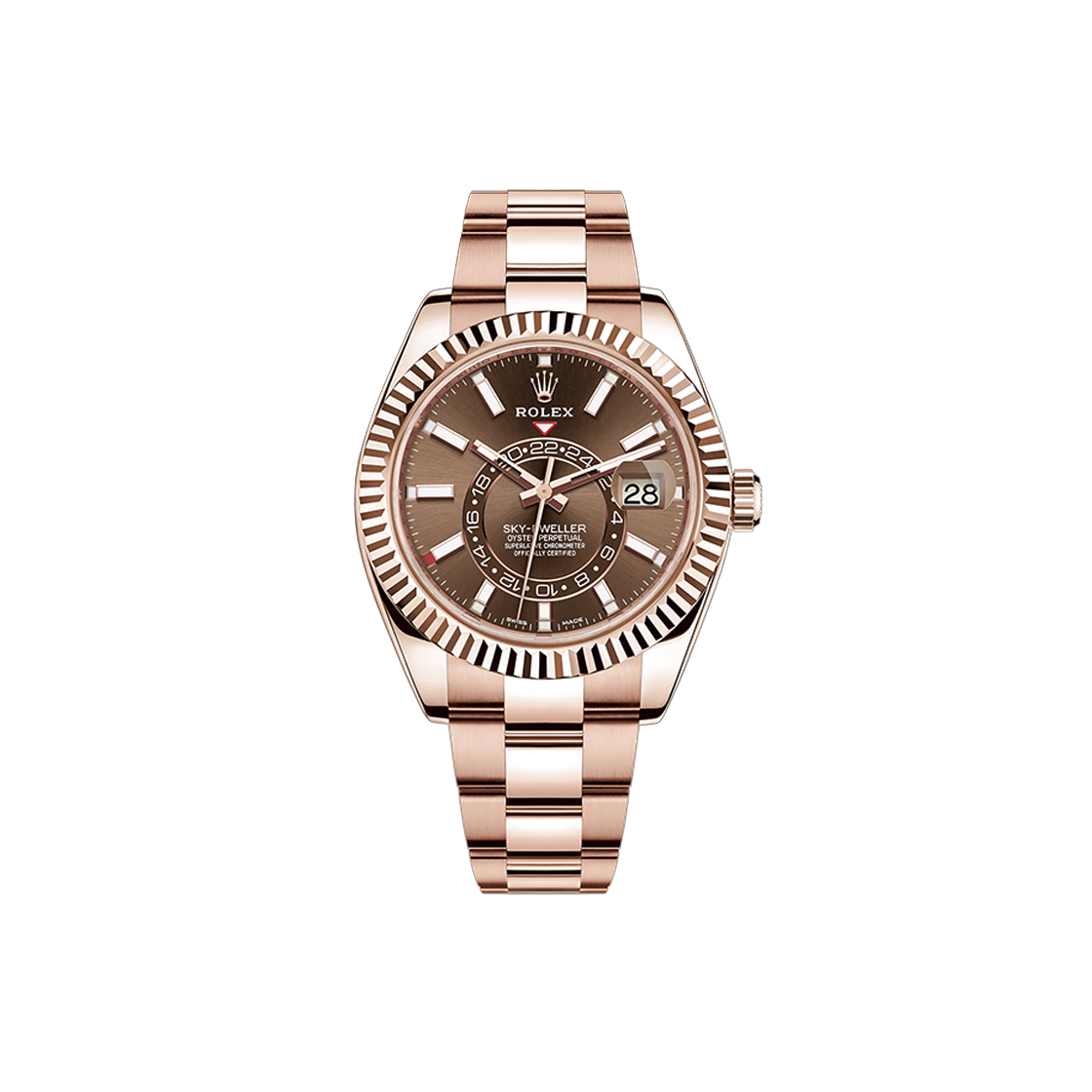 롤렉스 스카이드웰러 42-326935 초코 바 오이스터 NO.7458(Rolex Sky-Dweller 42mm Chocolate Bar Oyster No. 7458) - 1