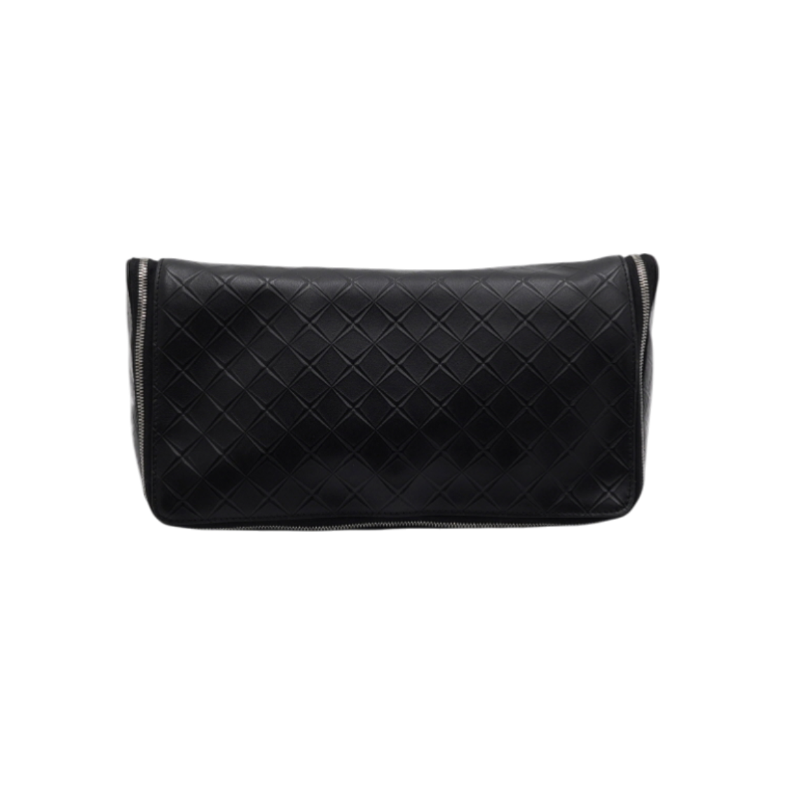 IT52OVK85GSN Bottega Veneta Black VCRE2 Triangle Cosmetic Pouch AA61119