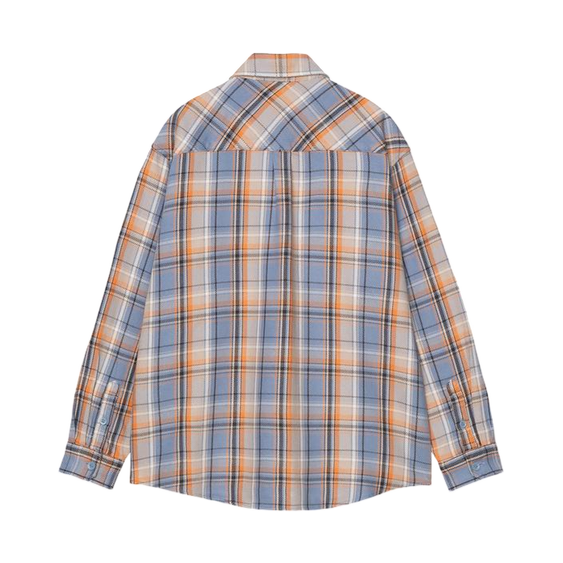 칼하트 WIP 롱슬리브 튜닉 셔츠 튜닉 체크 젠틀 블루(Carhartt WIP L/S Tunick Shirt Tunick Check Gentle Blue) - 2