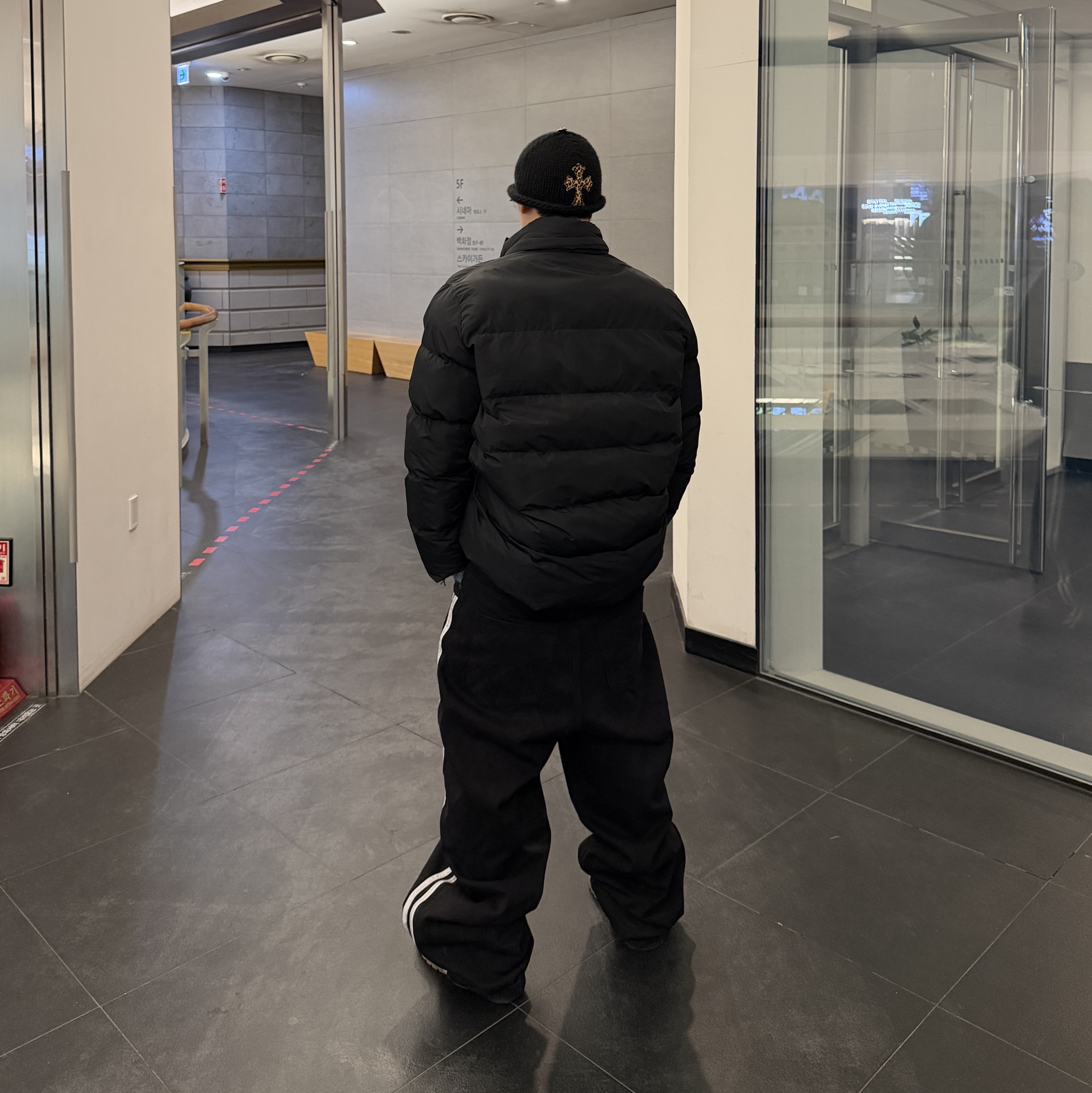 Nonnod Flexible String Check Shirt Aqua Ash 착용 스타일 - 4