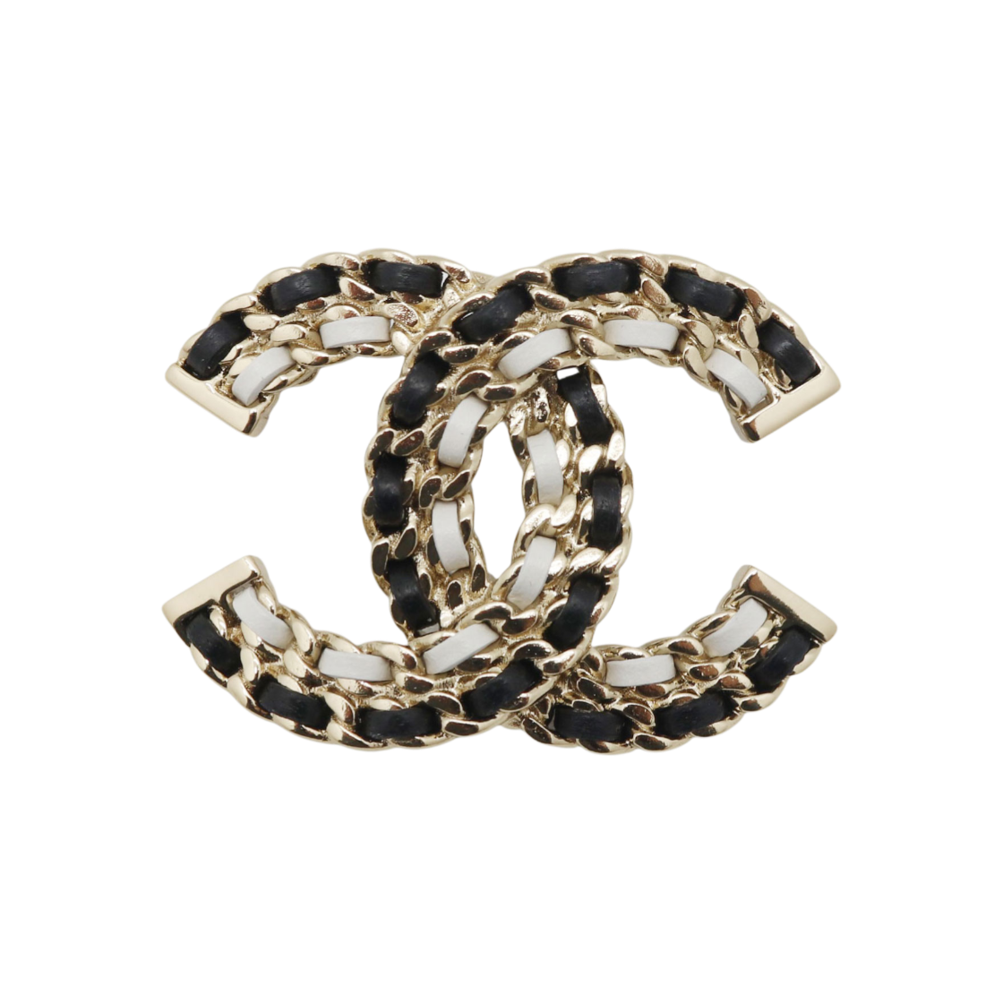 ITPFUS8BQCVF Chanel CC Logo Chain Brooch
