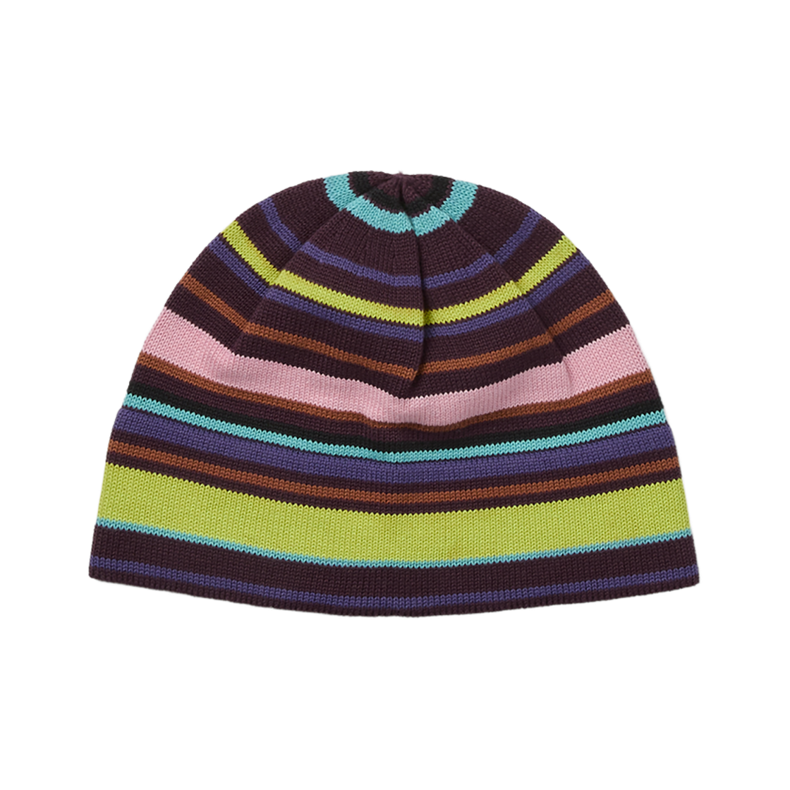 [더블적립] 예스아이씨 스트라이프 비니 브라운([더블적립] YESEYESEE Stripe Beanie Brown) - 1