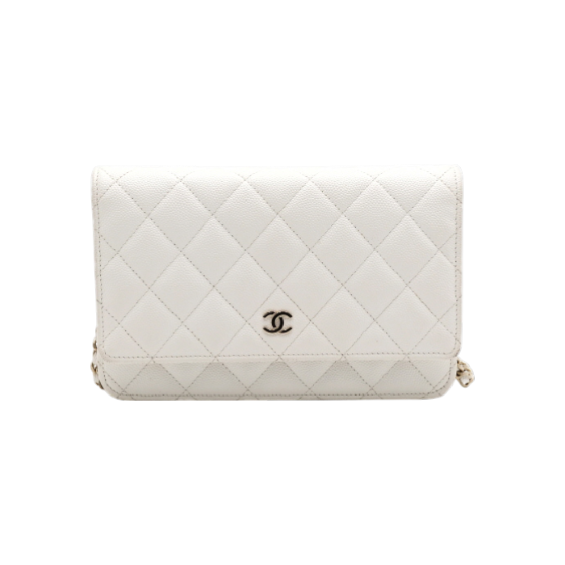 샤넬 AP0250 화이트 캐비어 신형 클래식 WOC 금장CC 체인 숄더백 겸 크로스백aa61134(Chanel AP0250 White Caviar New Classic WOC Gold CC Chain Shoulder and Crossbody Bag) - 1