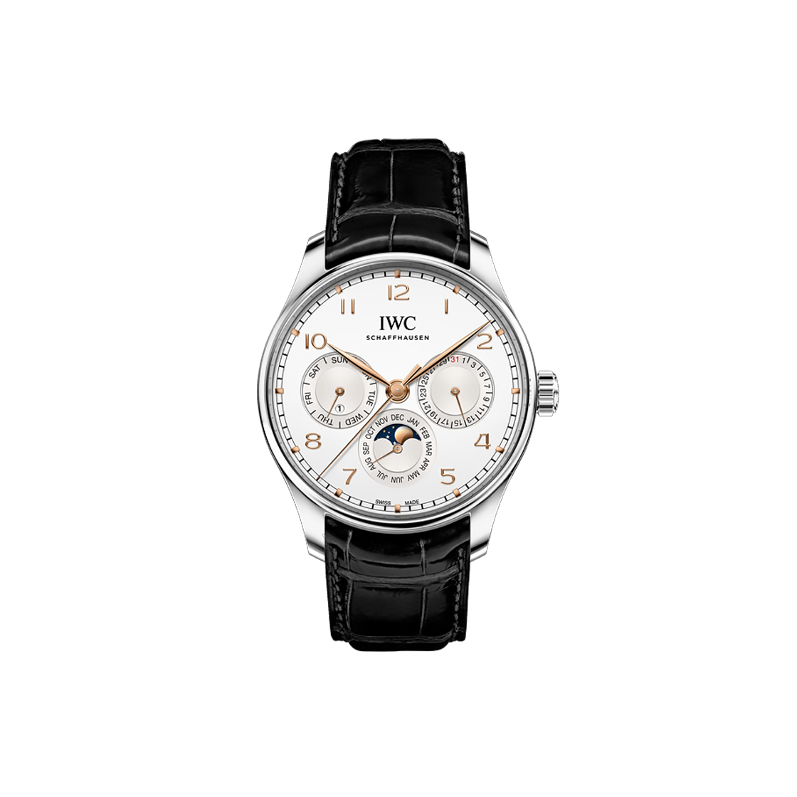 ITQILB8NLC23 IWC Portuguese Perpetual Calendar 42 - IW344203 Silver Arabic + Bar No. 7459