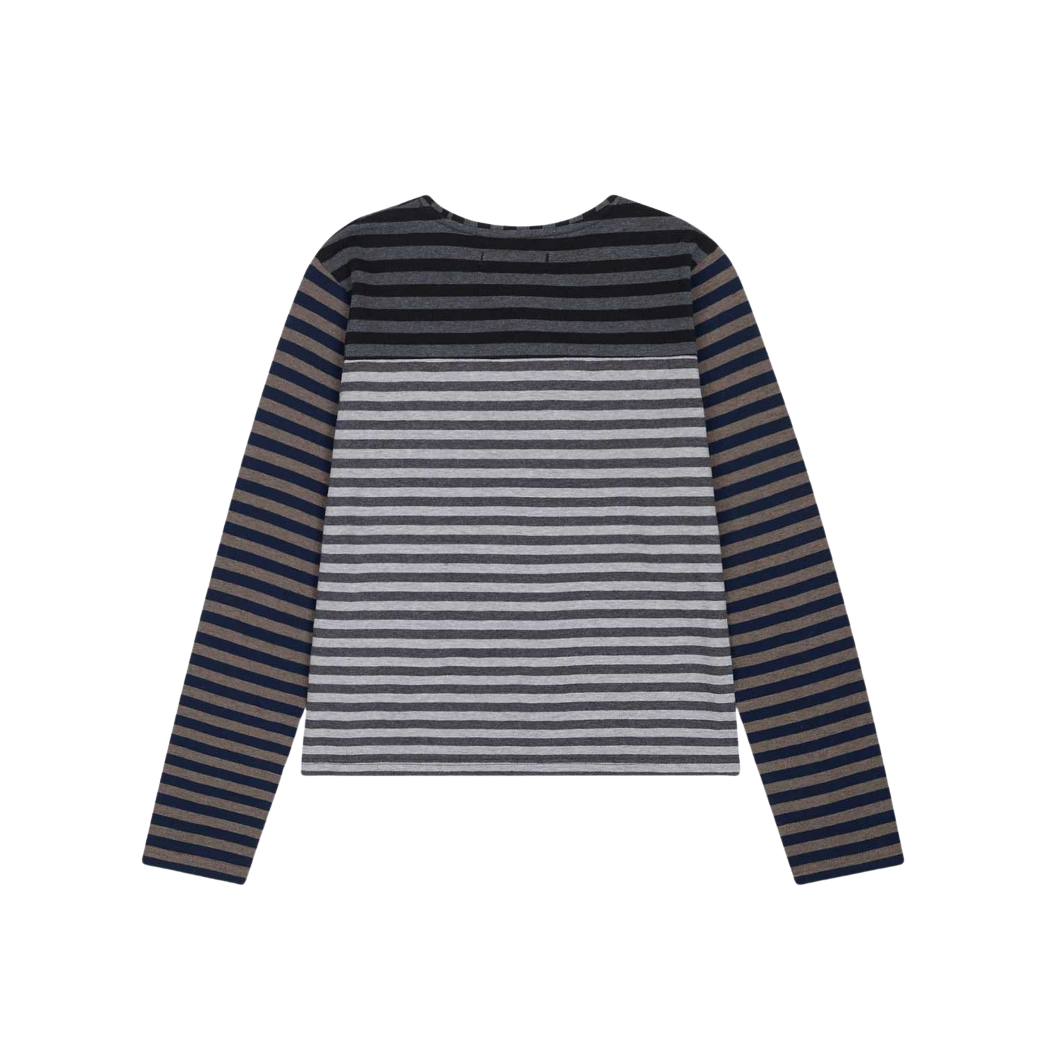 사파리스팟 1/2 저니 스트라이프 롱 슬리브 그레이(Safarispot 1/2 Journey Stripe Long Sleeve Gray) - 2