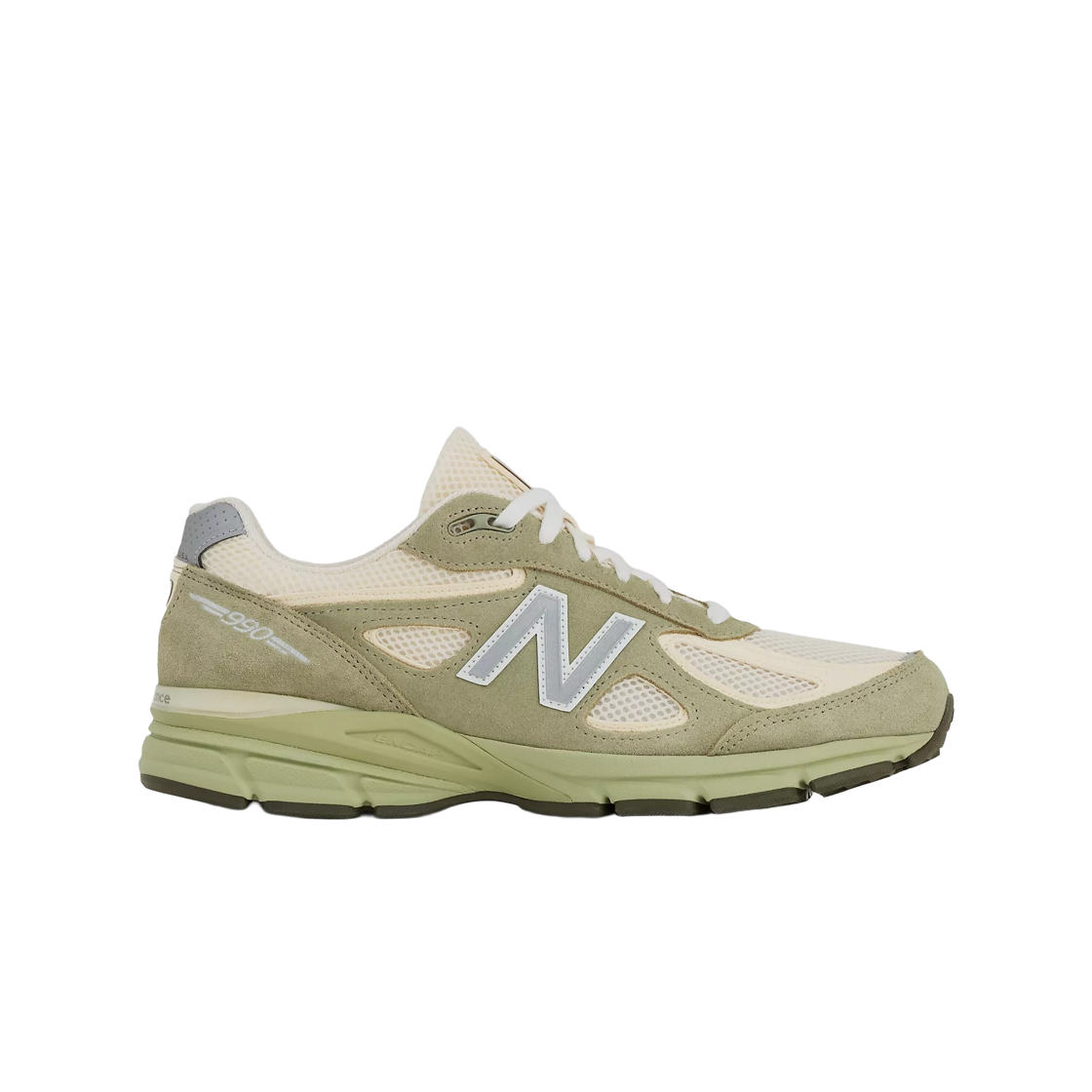 뉴발란스 x 테디 산티스 990v4 메이드 인 USA 올리브 리프 퍼마프로스트(New Balance x Teddy Santis 990v4 Made in USA Olive Leaf Permafrost)