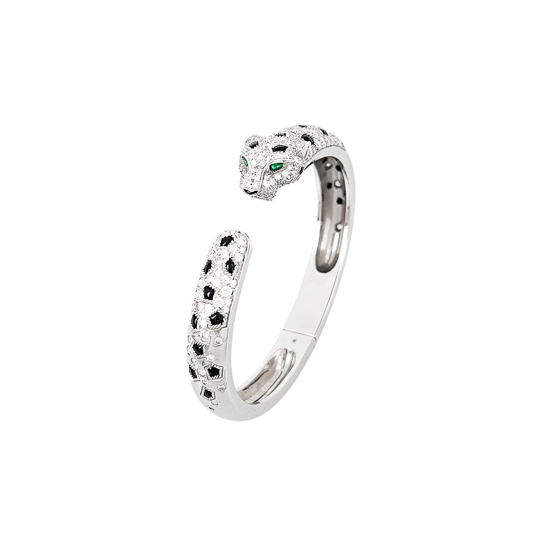 까르띠에 팬더 드 까르띠에 브레이슬릿 15호 18K 화이트골드 다이아몬드 (6ET0219)(Cartier Panthere de Cartier Bracelet 15 Size 18K White Gold Diamond (6ET0219))