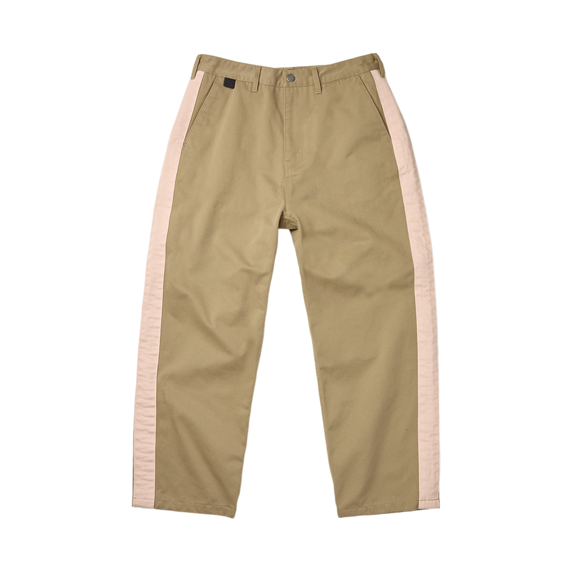 [더블적립] 예스아이씨 사이드 스트라이프 워크 팬츠 베이지([더블적립] YESEYESEE Side Stripe Work Pants Beige)